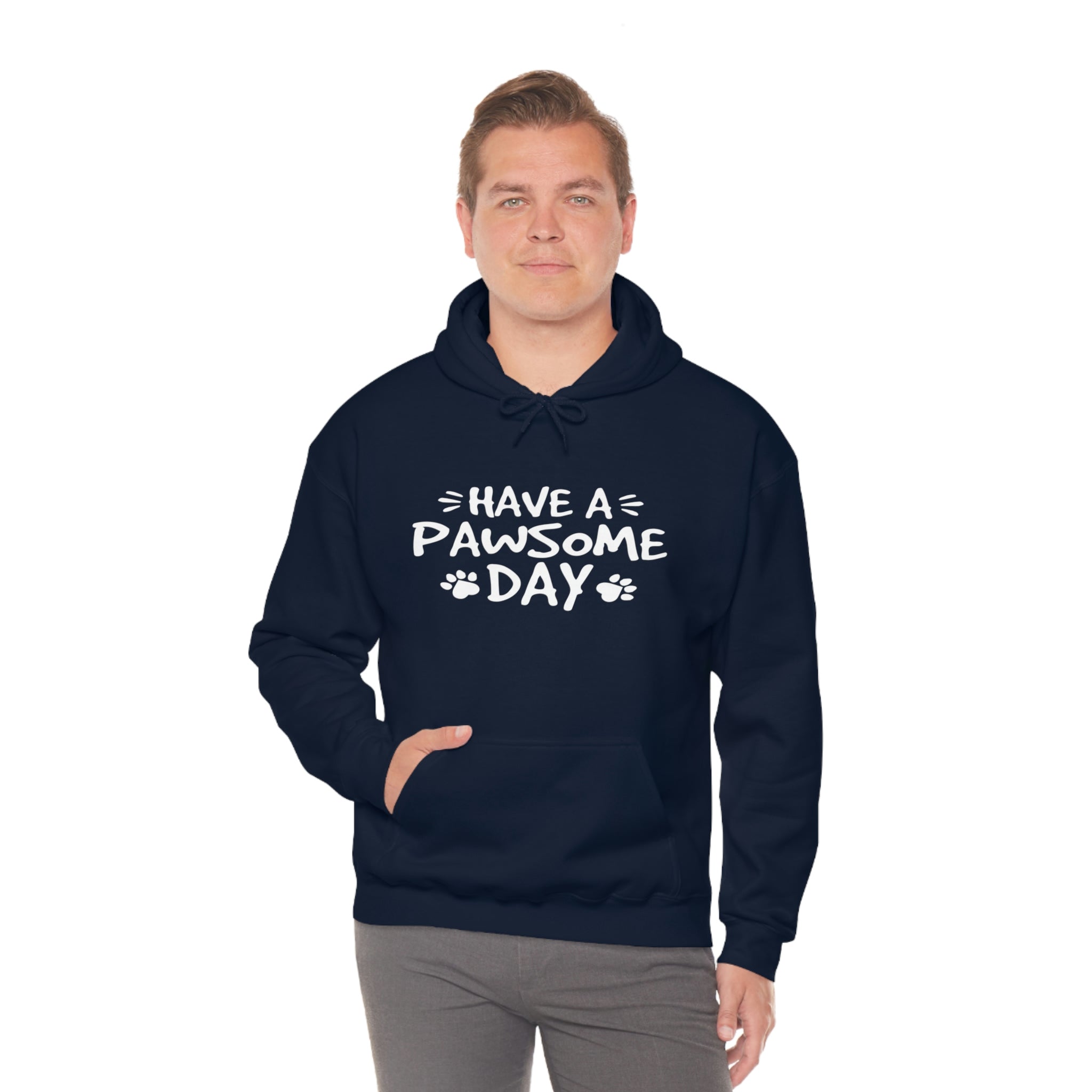 Have A Pawsome Day - Unisex Heavy Blend™ Hooded Sweatshirt