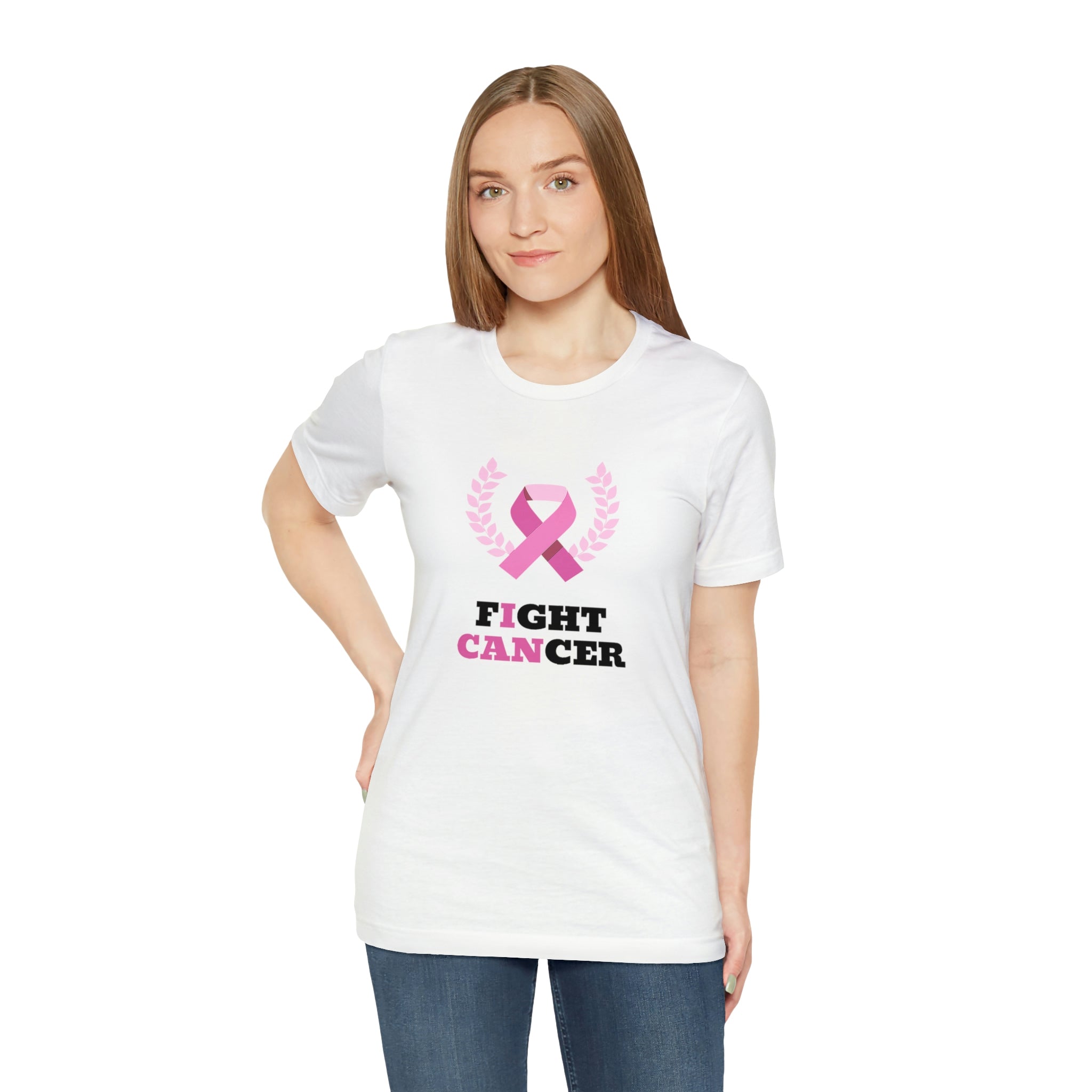 Fight Cancer I Can - Unisex Jersey Short Sleeve Tee