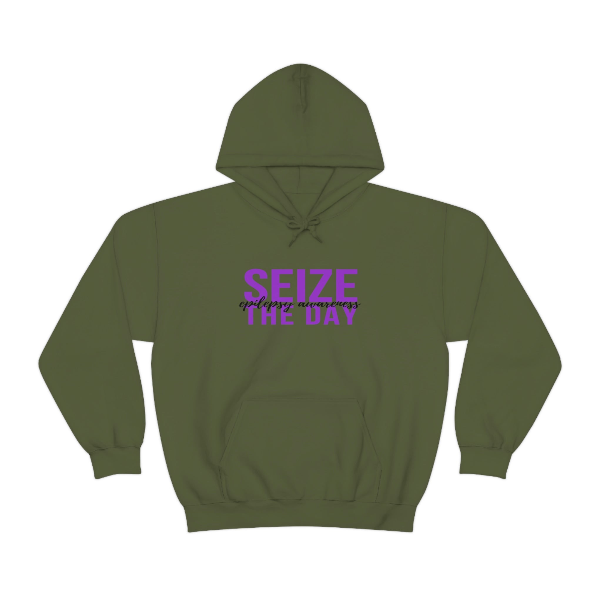 Seize The Day Epilepsy Awareness - Unisex Heavy Blend™ Hooded Sweatshirt