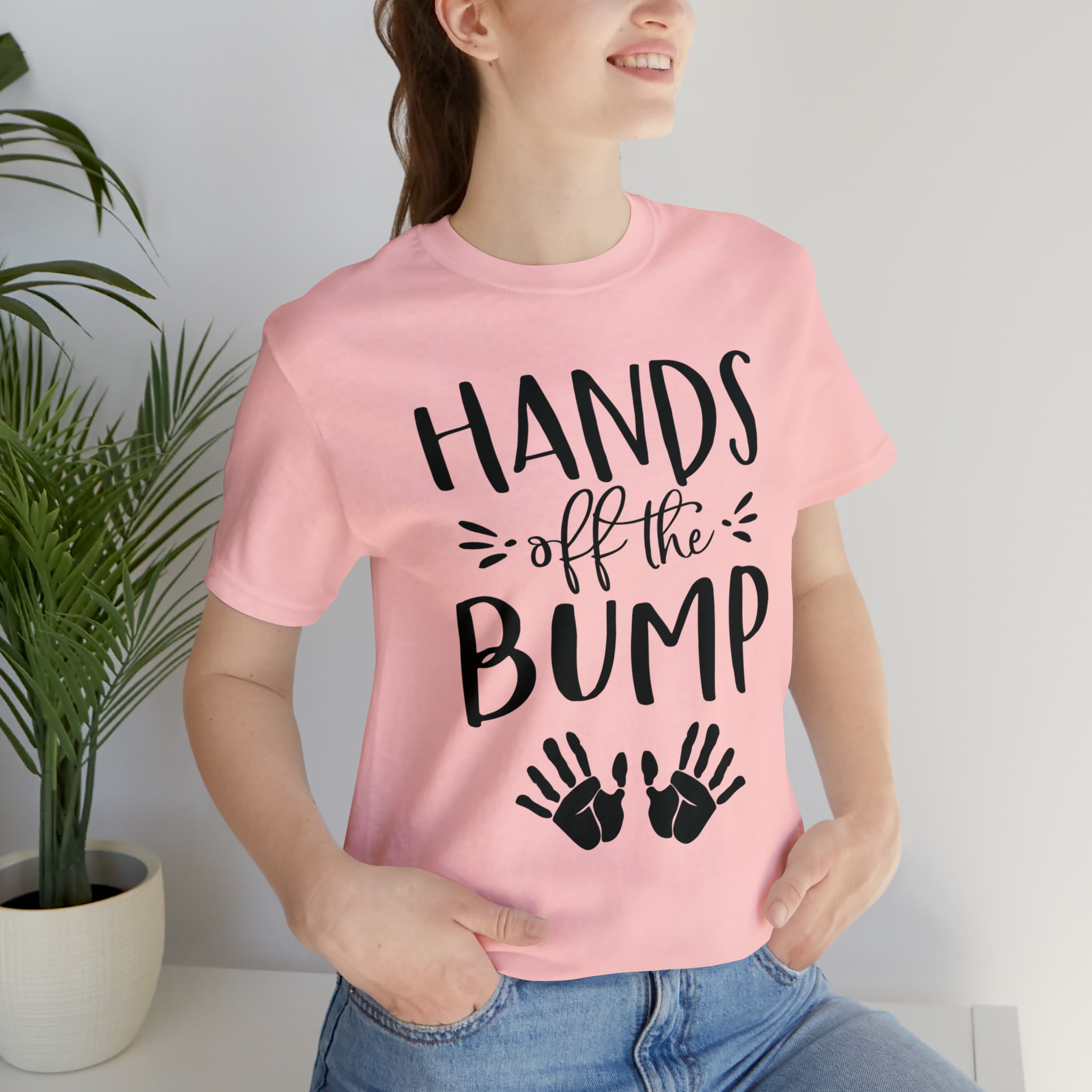 Hands Off The Bump - Unisex Jersey Short Sleeve Tee