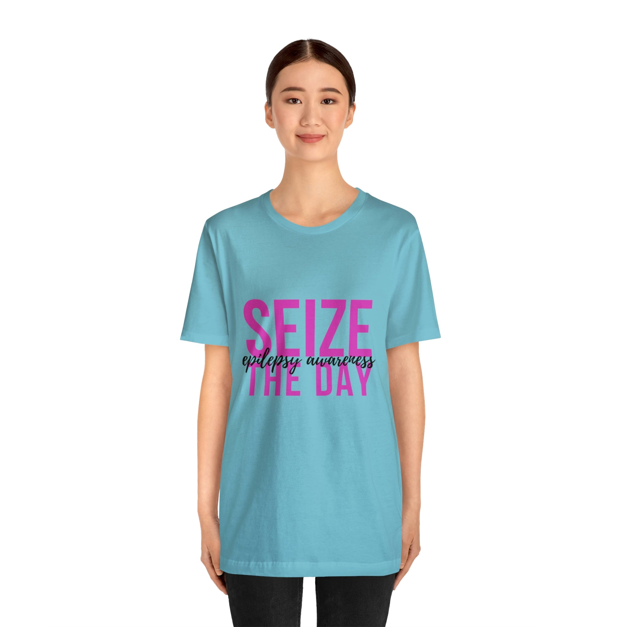 Seize The Day Epilepsy Awareness - Unisex Jersey Short Sleeve Tee