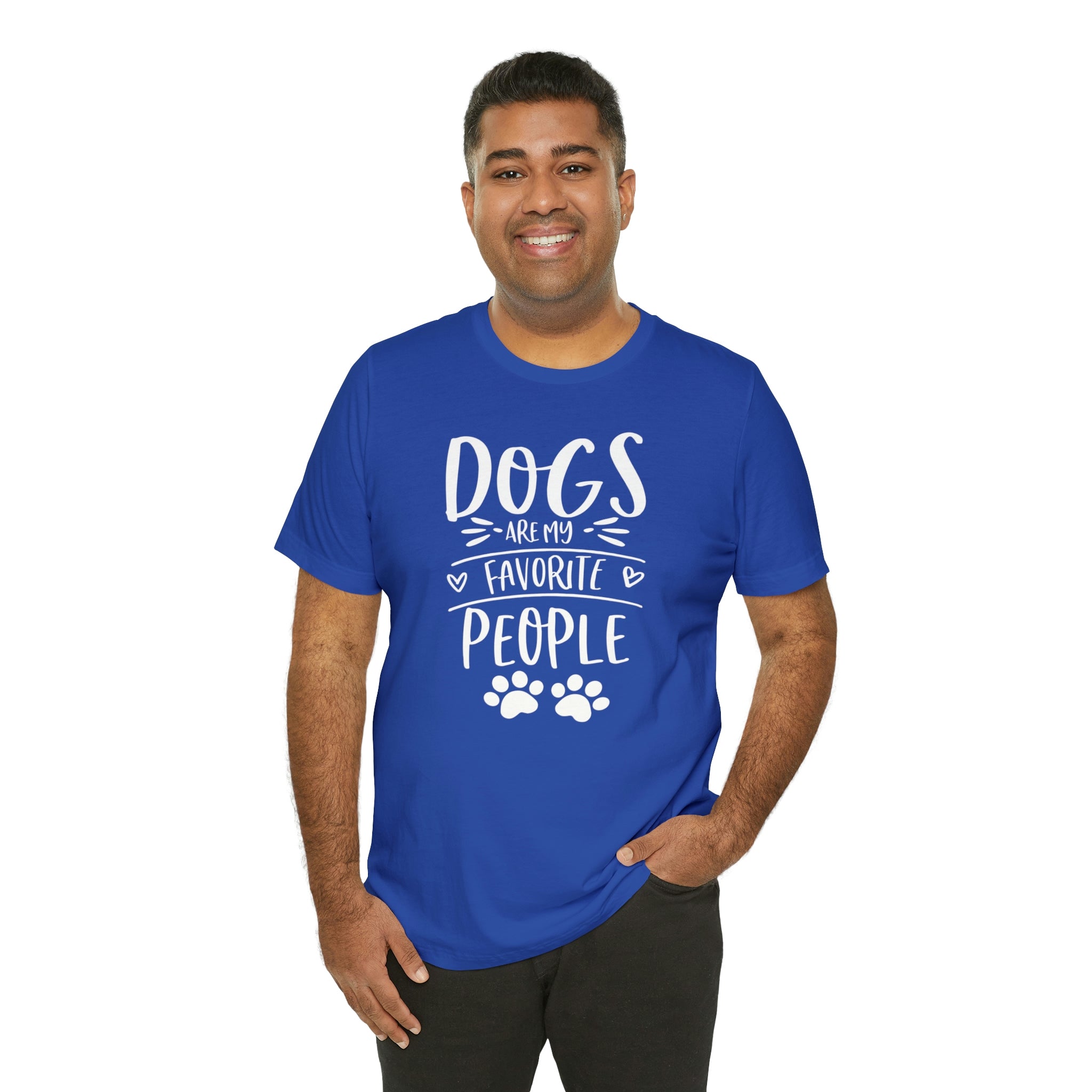 Dogs Are My Favorite People - Unisex Jersey Short Sleeve Tee