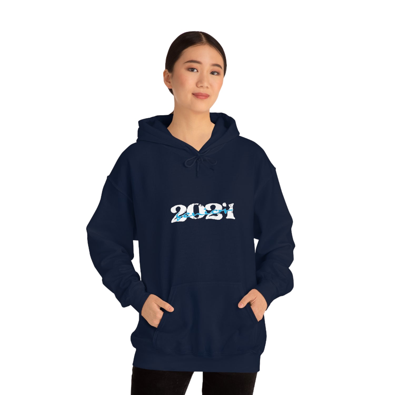 Senior With Class Year Customizable - Unisex Heavy Blend™ Hooded Sweatshirt