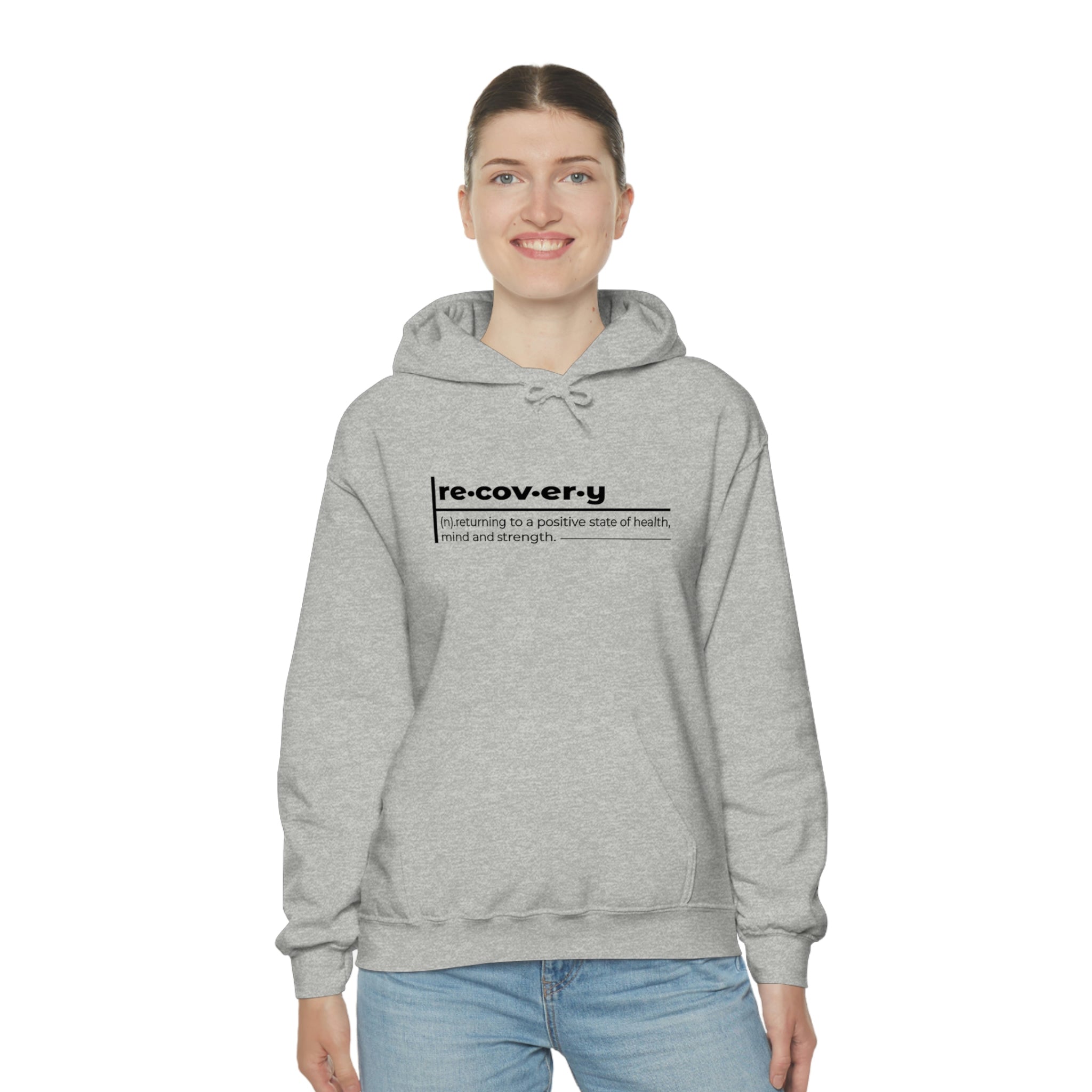 Recovery Definition - Unisex Heavy Blend™ Hooded Sweatshirt