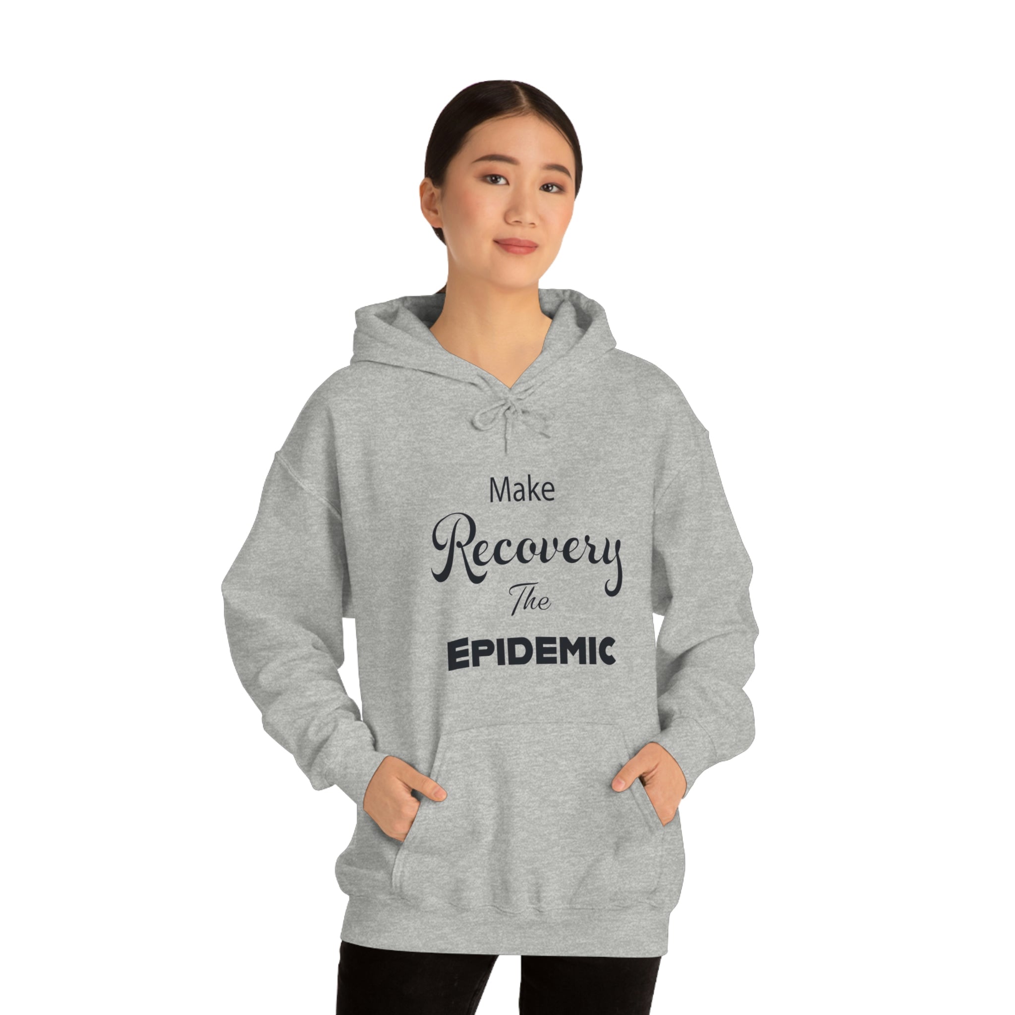 Make Recovery The Epidemic - Unisex Heavy Blend™ Hooded Sweatshirt