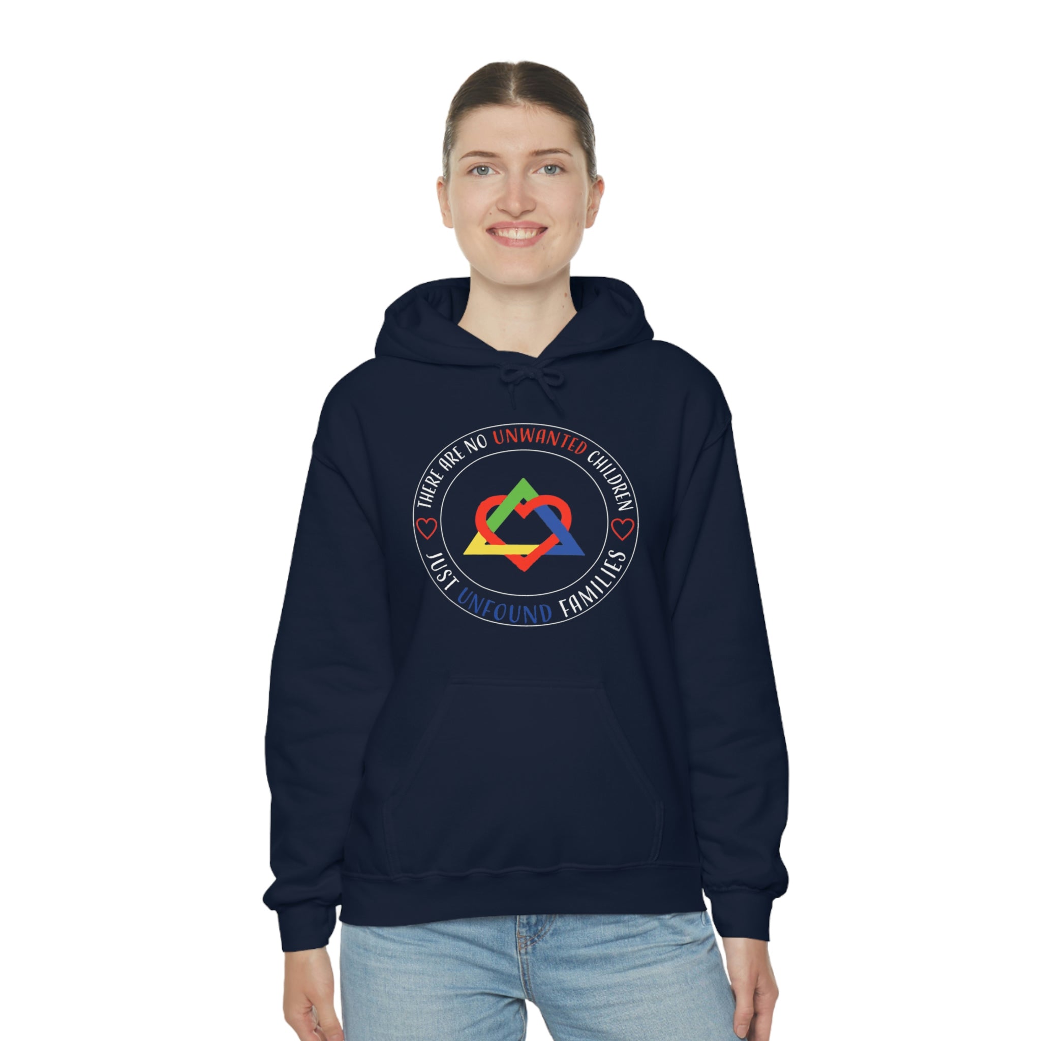 There Are No Unwanted Children Only Unfound Families - Unisex Heavy Blend™ Hooded Sweatshirt