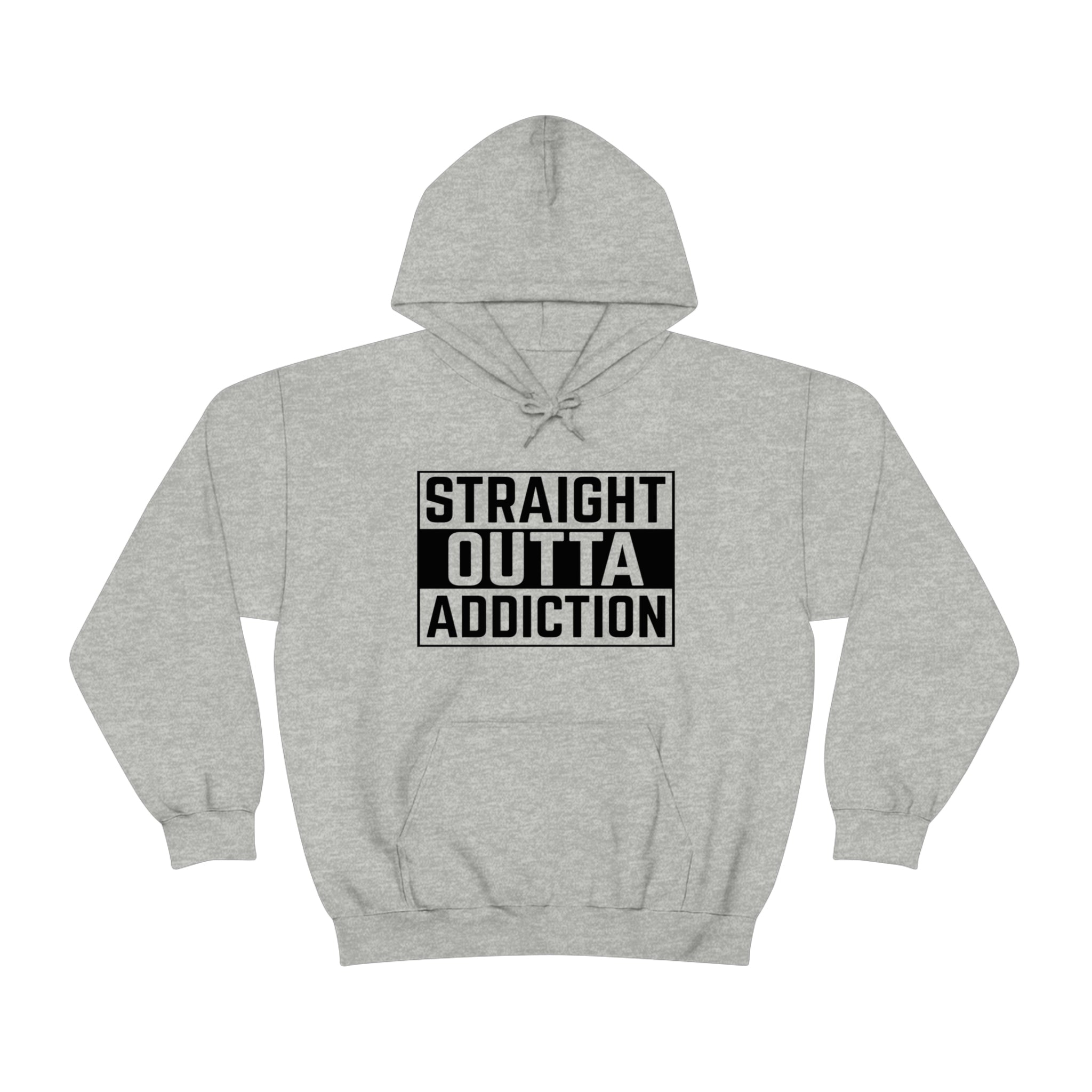 Straight Outta Addiction - Unisex Heavy Blend™ Hooded Sweatshirt