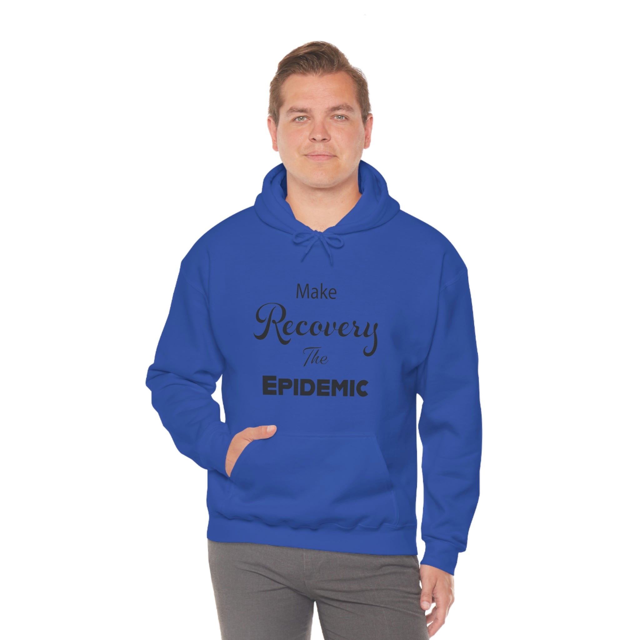 Make Recovery The Epidemic - Unisex Heavy Blend™ Hooded Sweatshirt