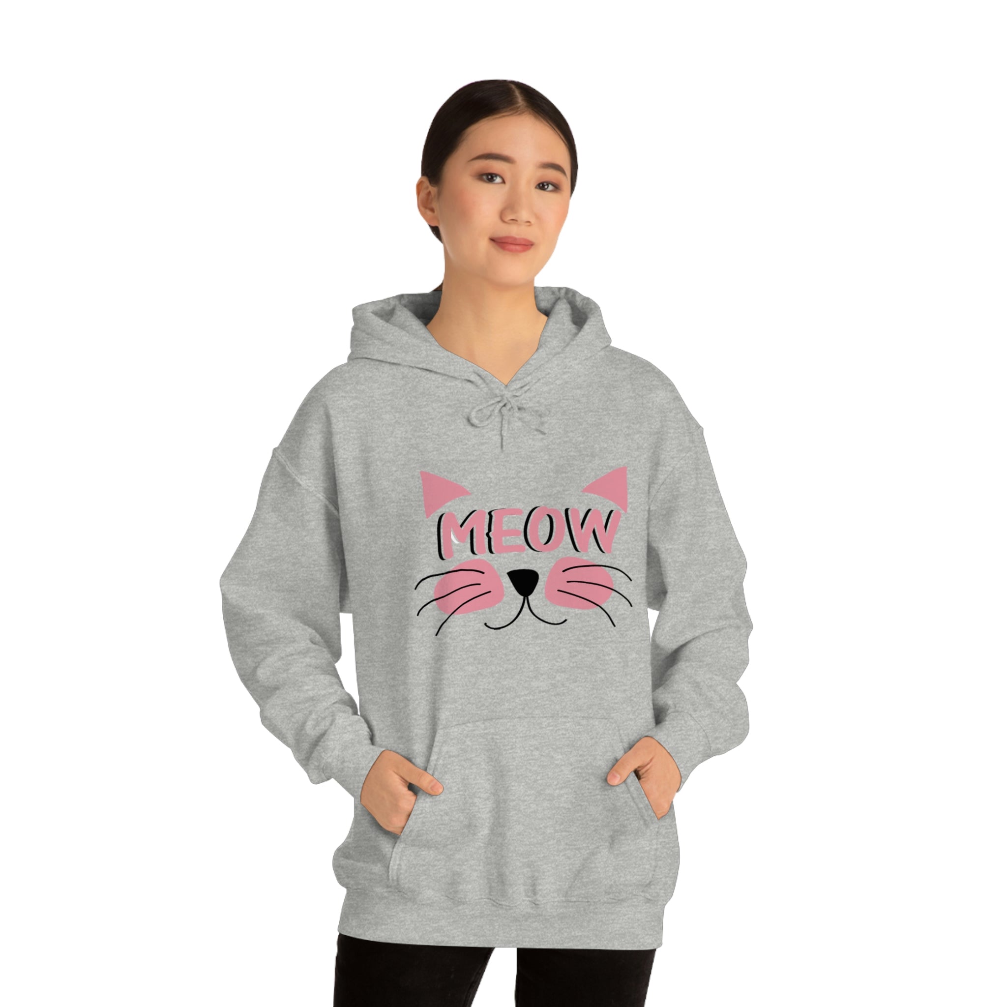 Meow - Unisex Heavy Blend™ Hooded Sweatshirt