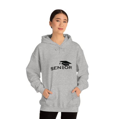 Senior Cap With Class Year Customizable - Unisex Heavy Blend™ Hooded Sweatshirt