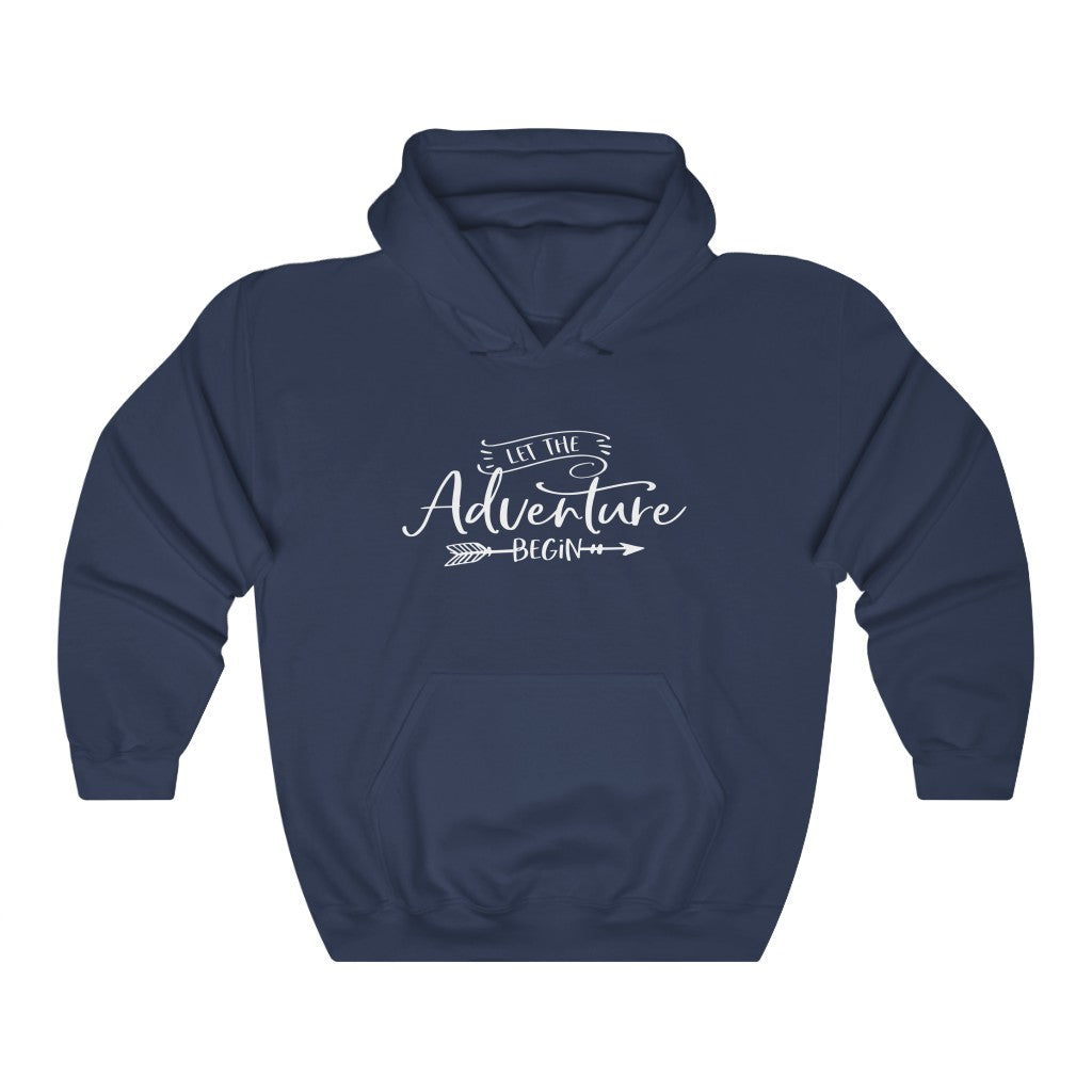 Let The Adventure Begin - Unisex Heavy Blend™ Hooded Sweatshirt