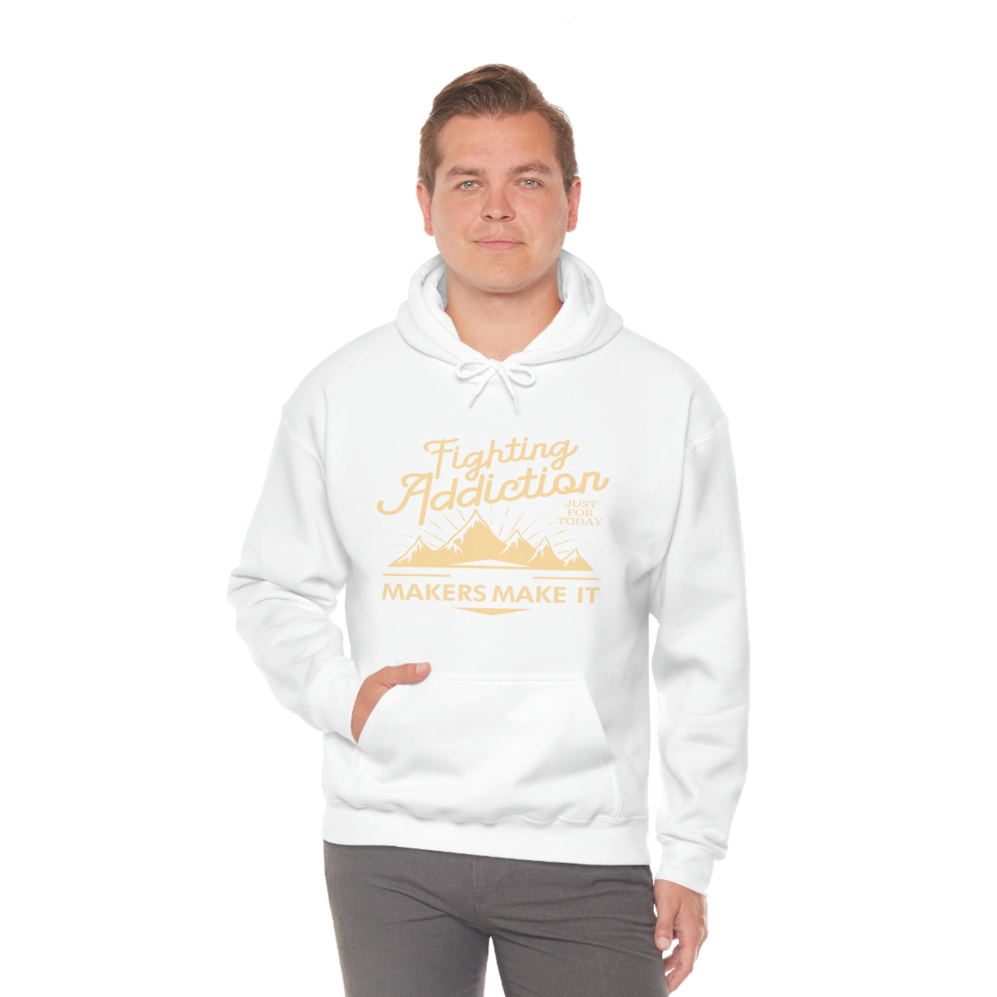 Fighting Addiction - Unisex Heavy Blend™ Hooded Sweatshirt