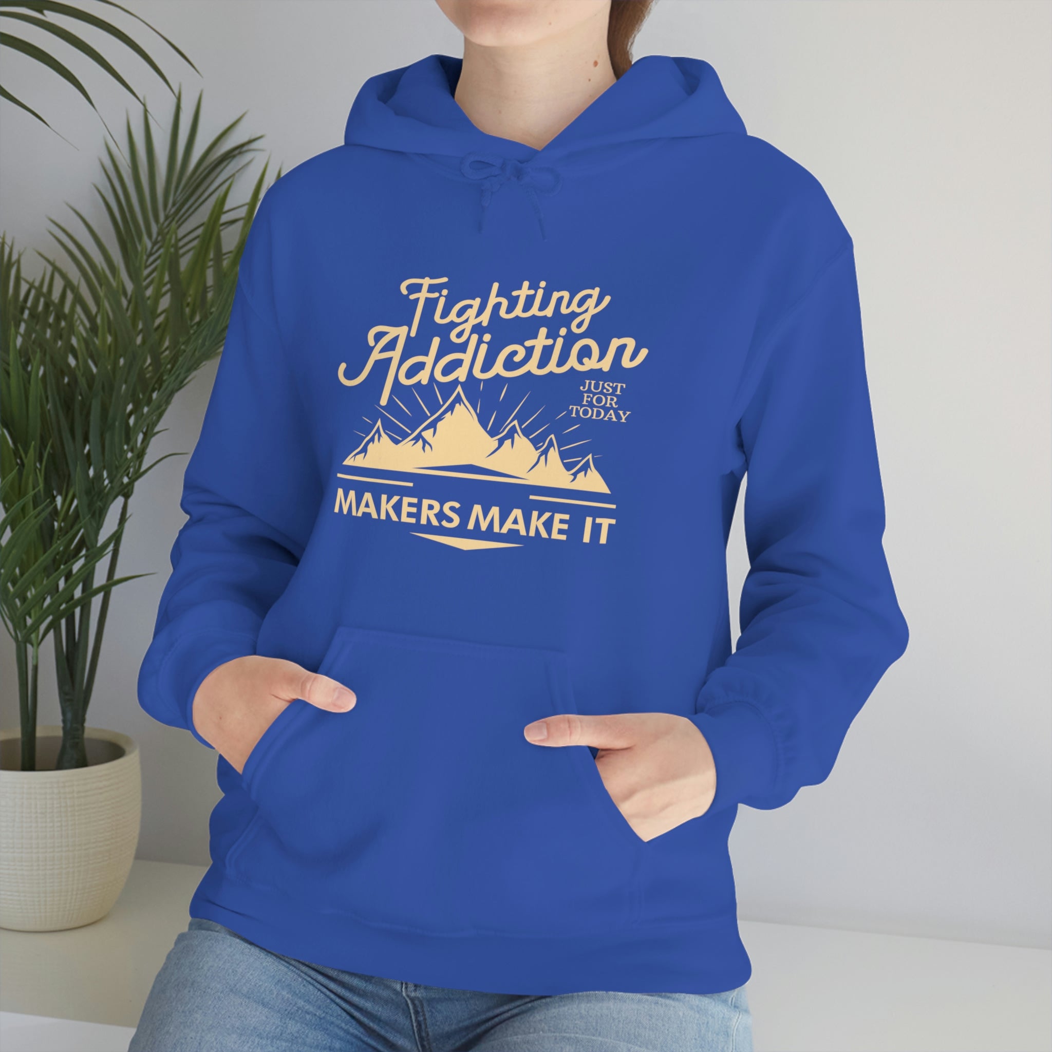 Fighting Addiction - Unisex Heavy Blend™ Hooded Sweatshirt