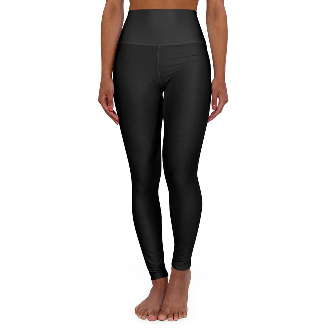 Keep On Keepin On - Black High Waisted Yoga Leggings