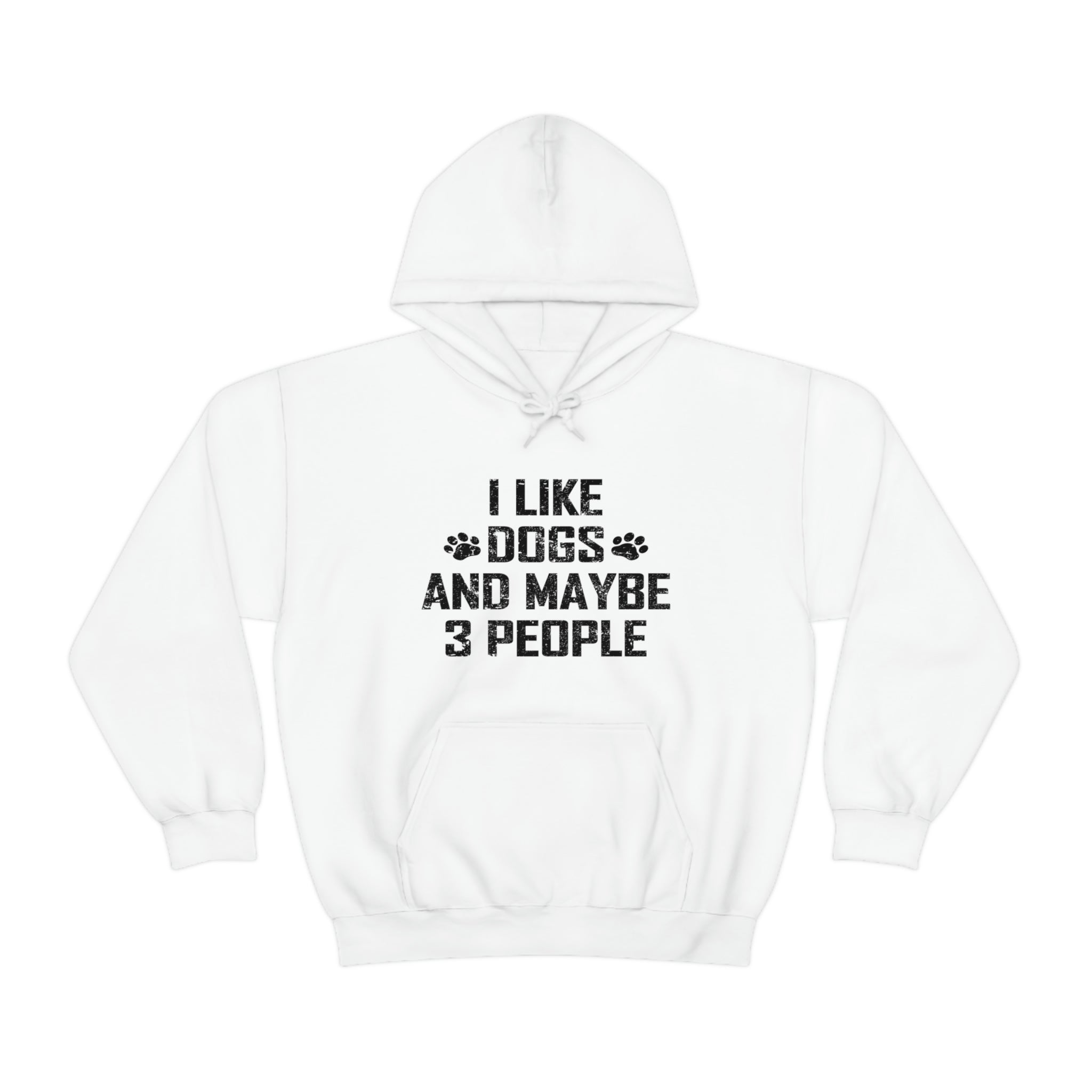 I Like Dogs &amp; Maybe 3 People - Unisex Heavy Blend™ Hooded Sweatshirt