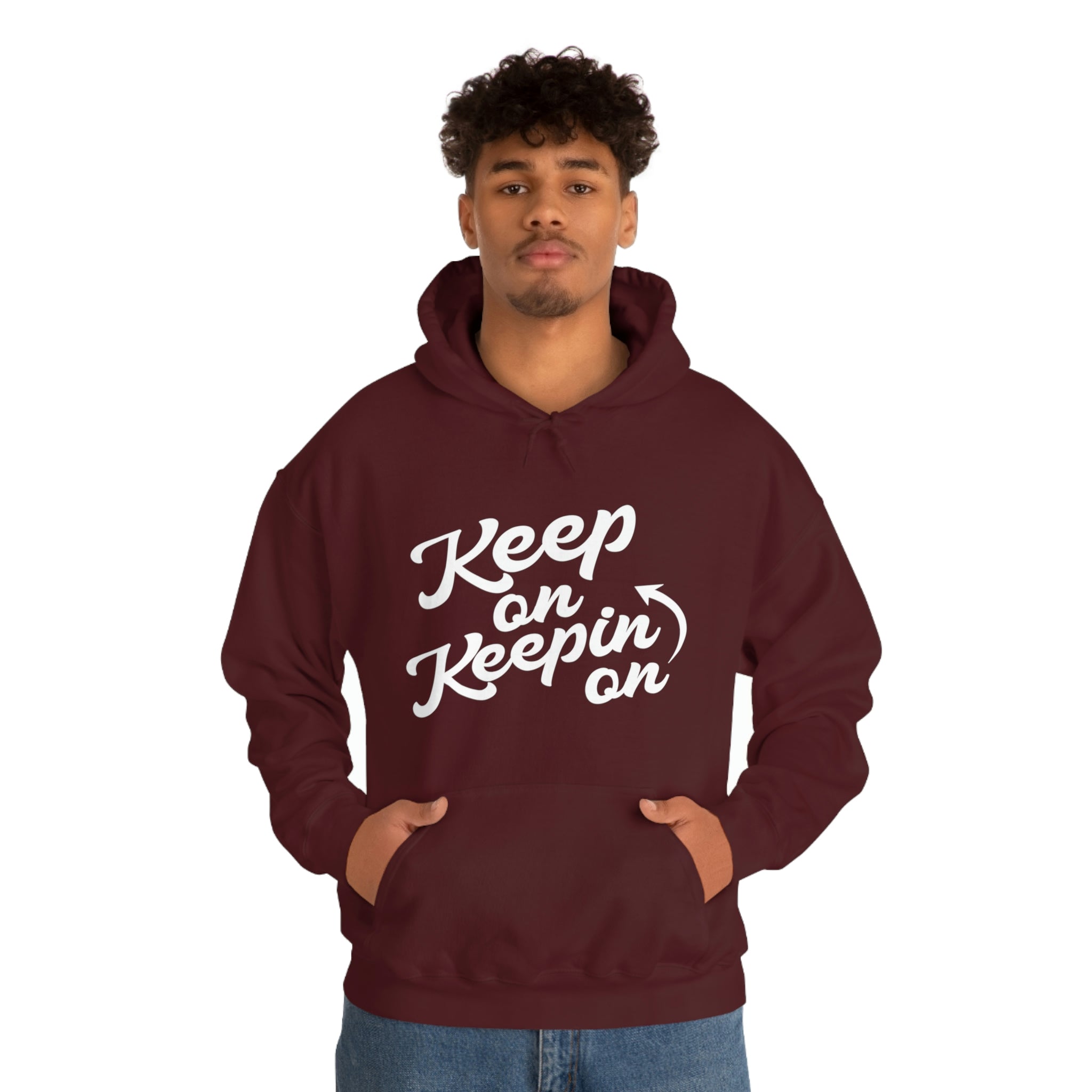 Keep On Keepin On - Unisex Heavy Blend™ Hooded Sweatshirt