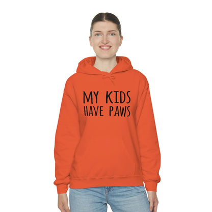 My Kids Have Paws - Unisex Heavy Blend™ Hooded Sweatshirt