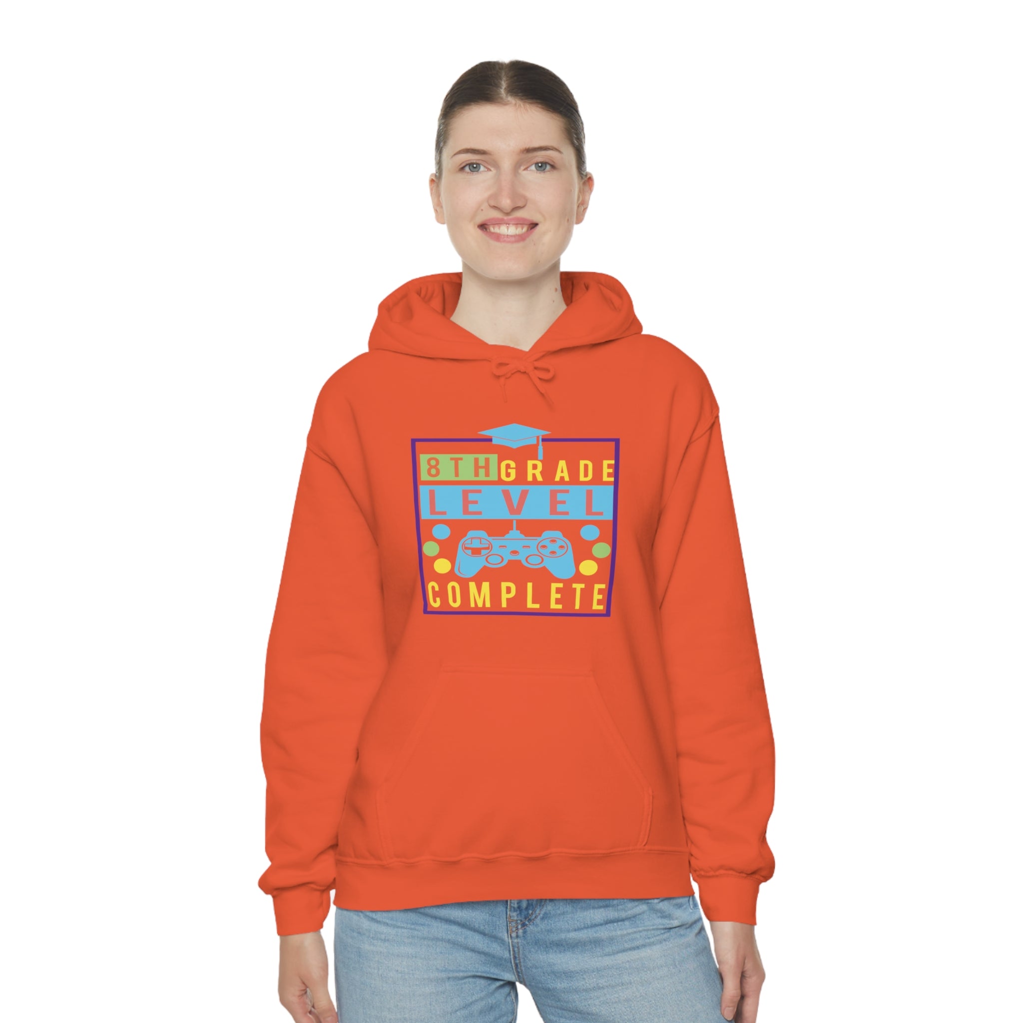 8th Grade Level Complete - Unisex Heavy Blend™ Hooded Sweatshirt