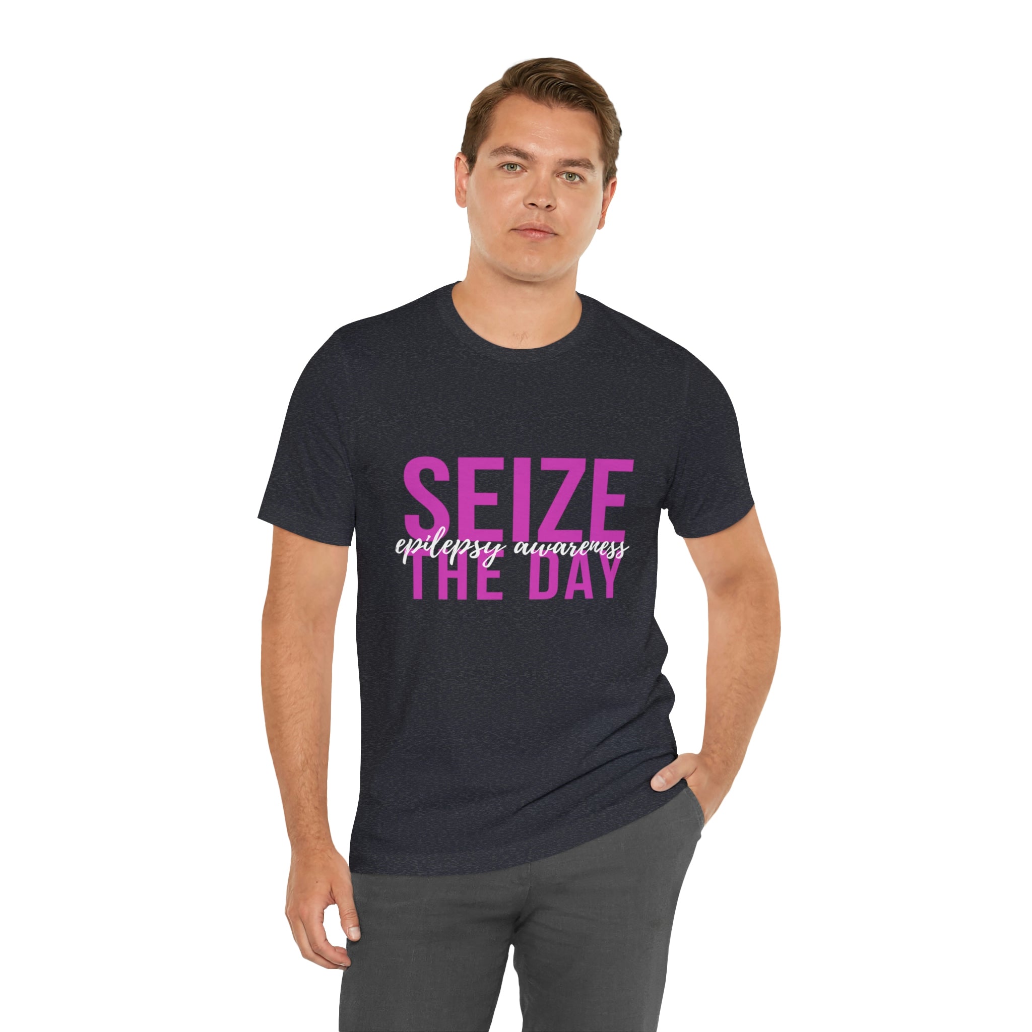 Seize The Day Epilepsy Awareness - Unisex Jersey Short Sleeve Tee