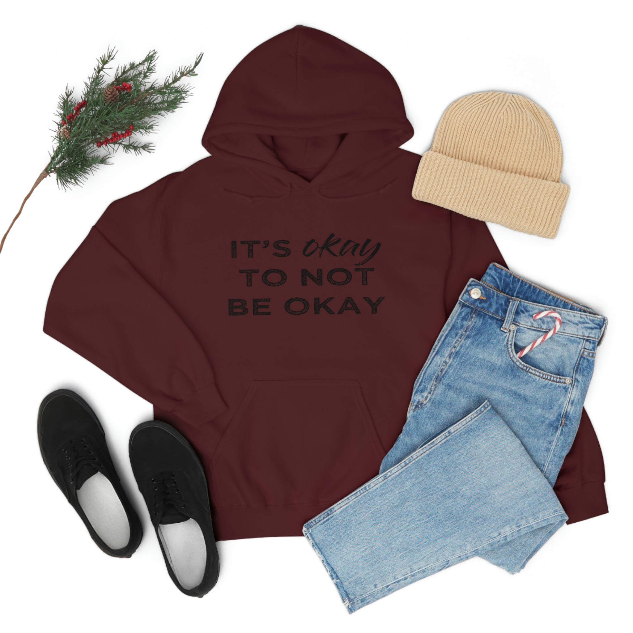 Its Ok To Not Be Ok - Unisex Heavy Blend™ Hooded Sweatshirt