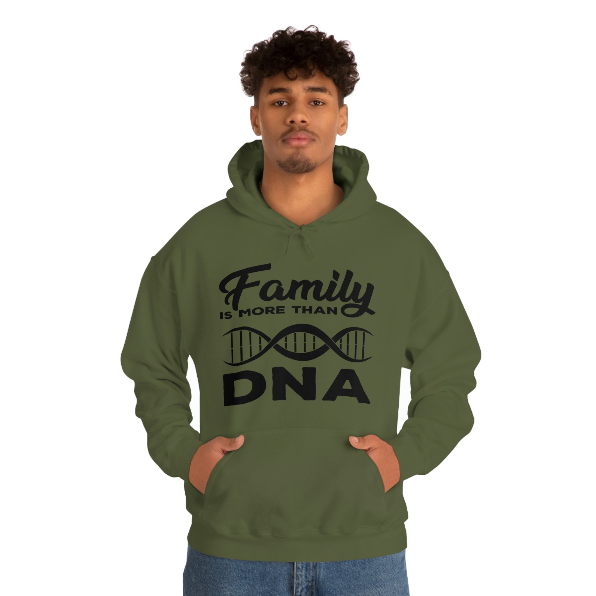 Family Is More Than DNA - Unisex Heavy Blend™ Hooded Sweatshirt