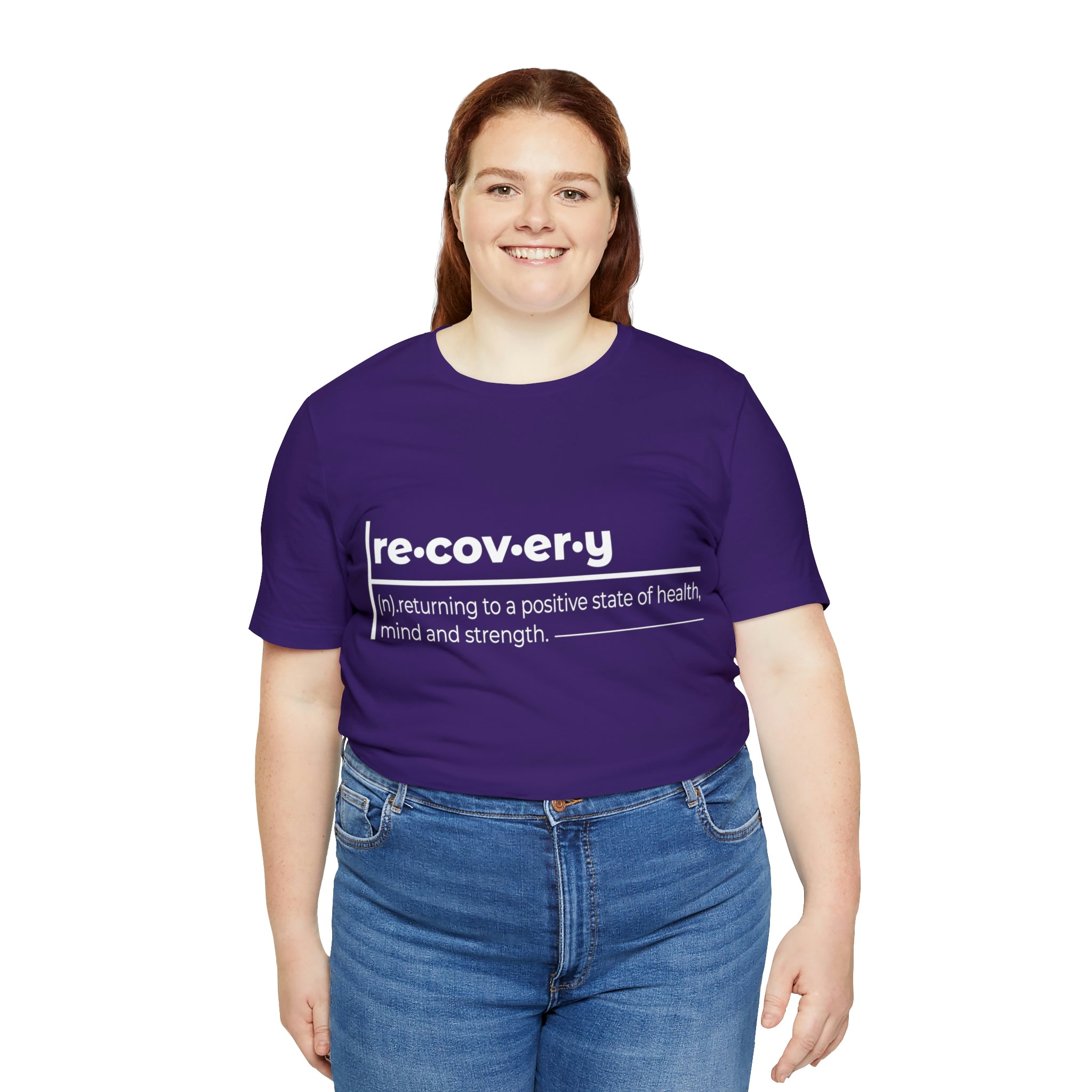 Recovery Definition - Unisex Jersey Short Sleeve Tee