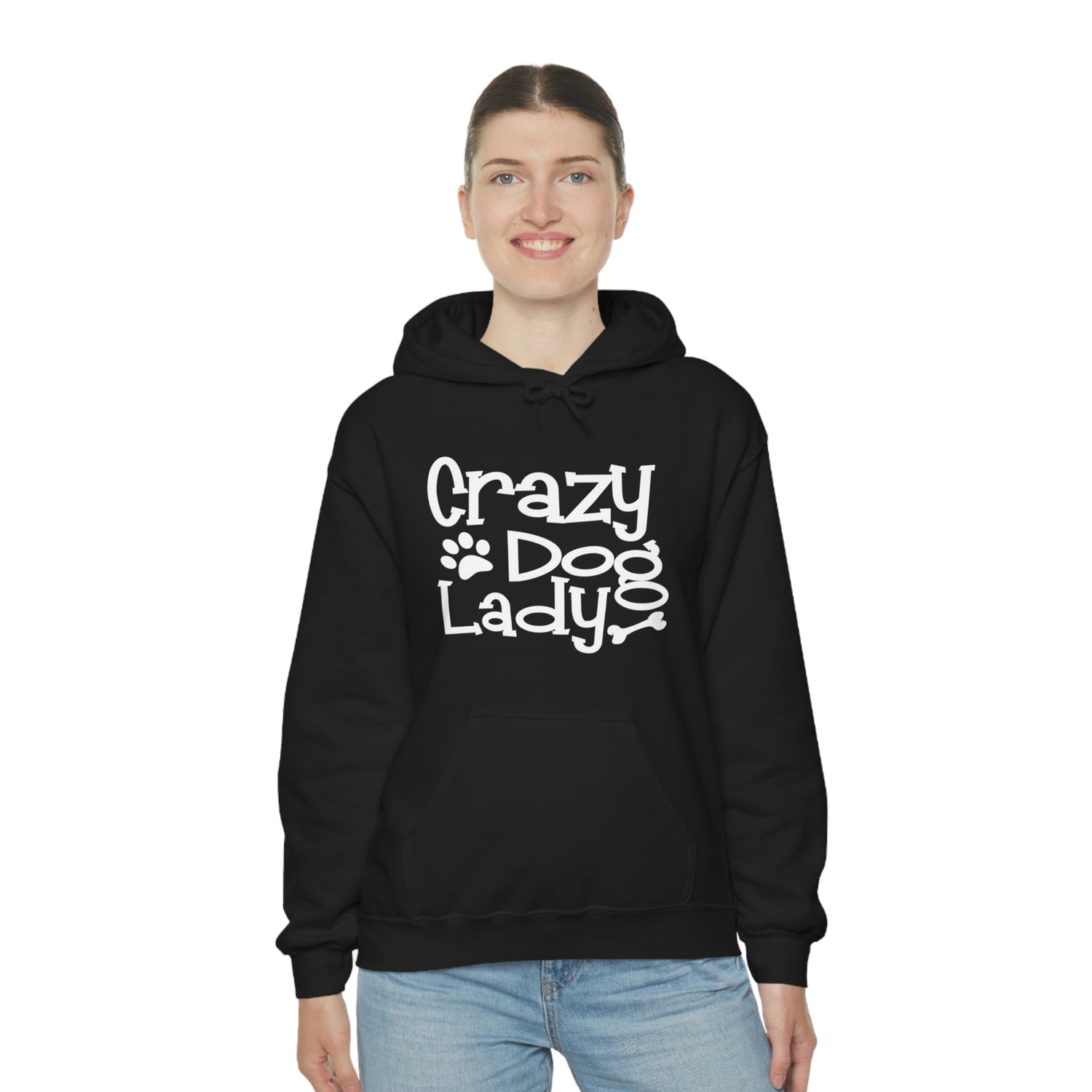 Crazy Dog Lady - Unisex Heavy Blend™ Hooded Sweatshirt