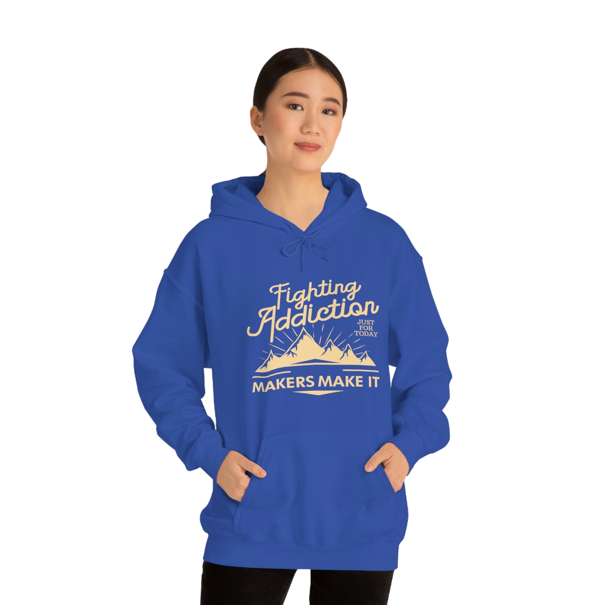 Fighting Addiction - Unisex Heavy Blend™ Hooded Sweatshirt