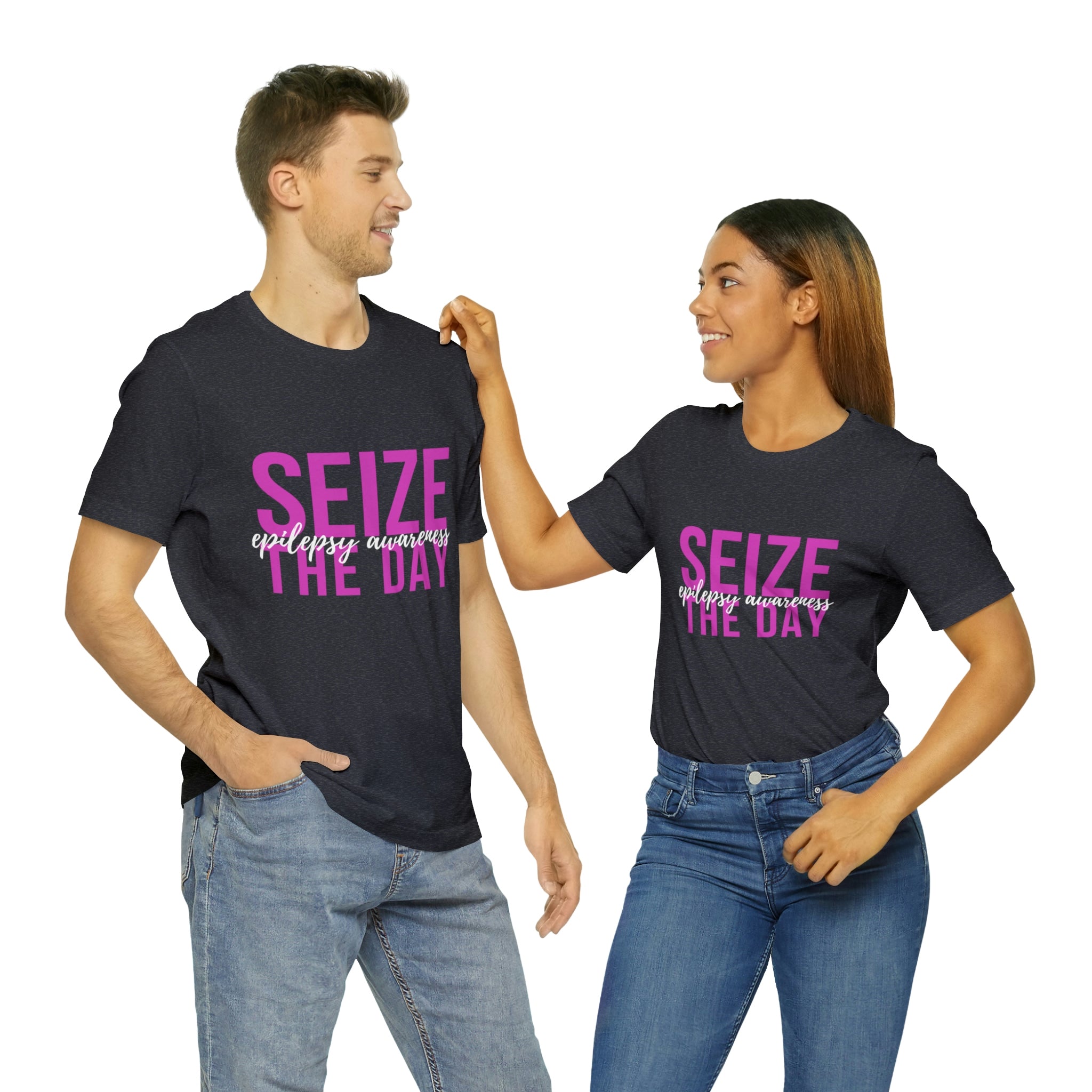 Seize The Day Epilepsy Awareness - Unisex Jersey Short Sleeve Tee