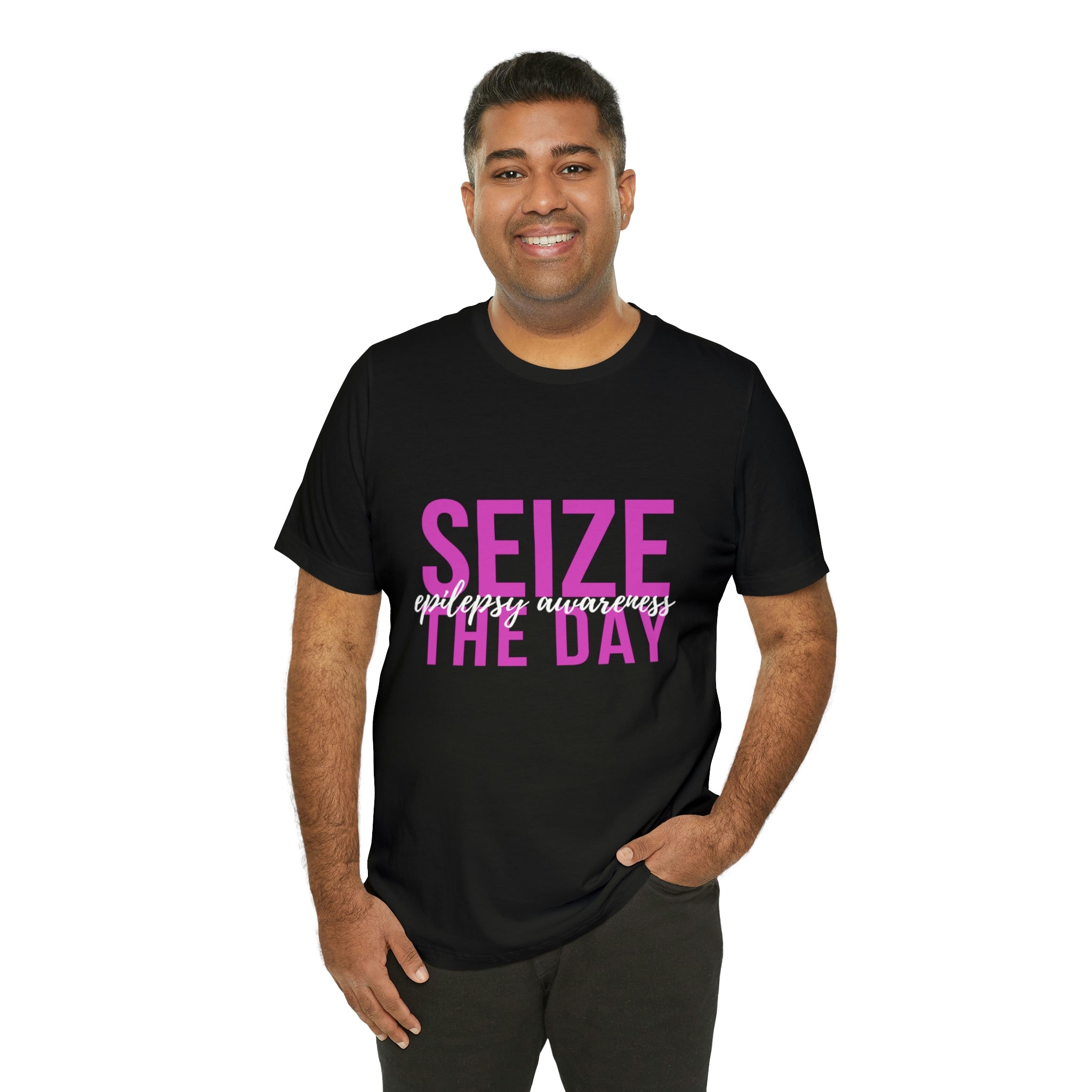 Seize The Day Epilepsy Awareness - Unisex Jersey Short Sleeve Tee