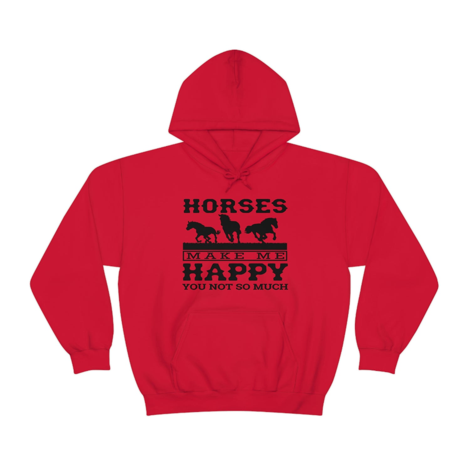 Horses Make Me Happy - Unisex Heavy Blend™ Hooded Sweatshirt