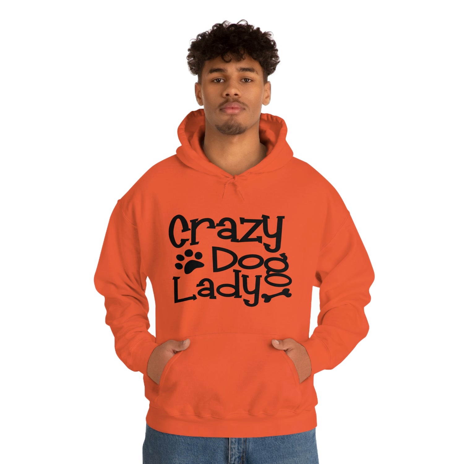 Crazy Dog Lady - Unisex Heavy Blend™ Hooded Sweatshirt