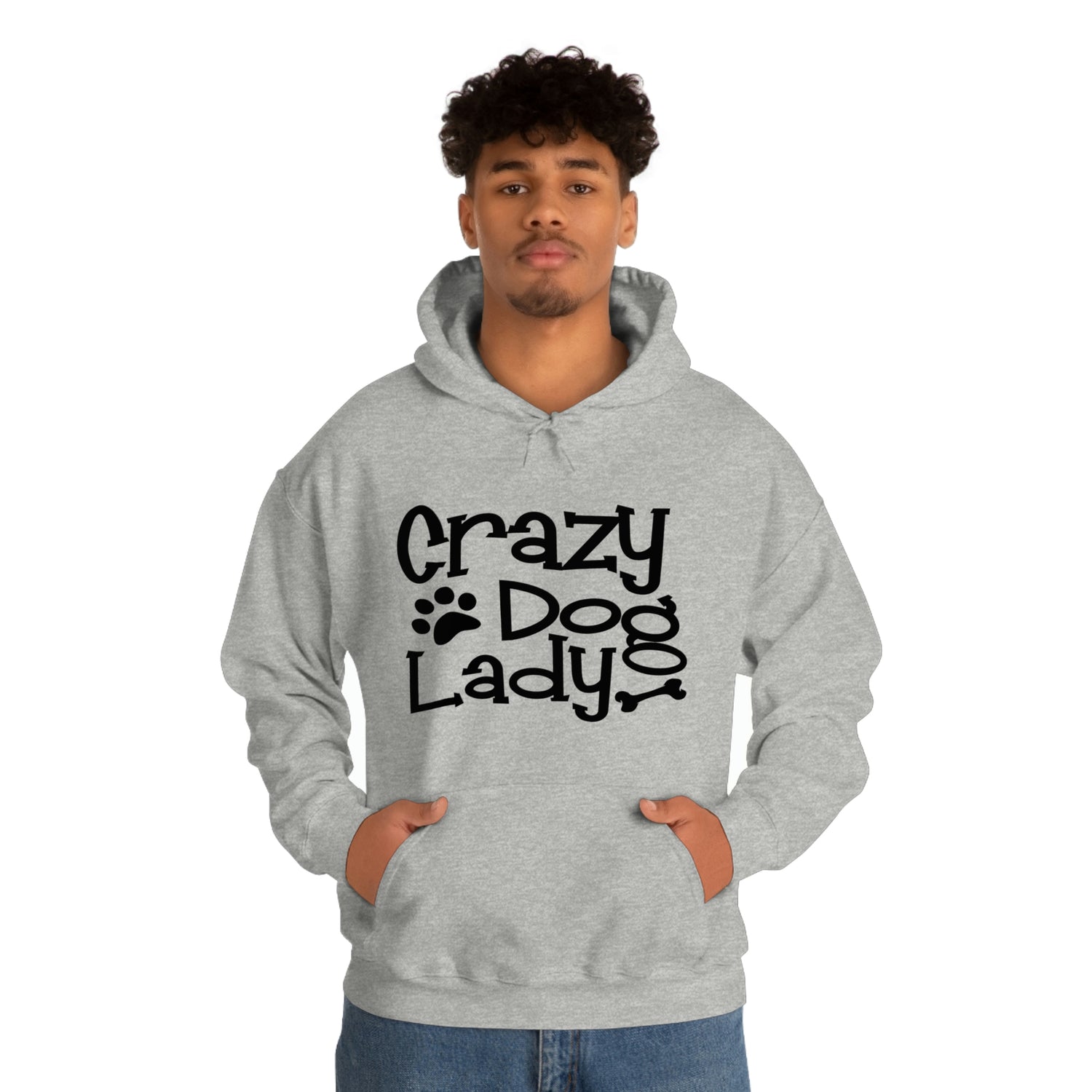 Crazy Dog Lady - Unisex Heavy Blend™ Hooded Sweatshirt