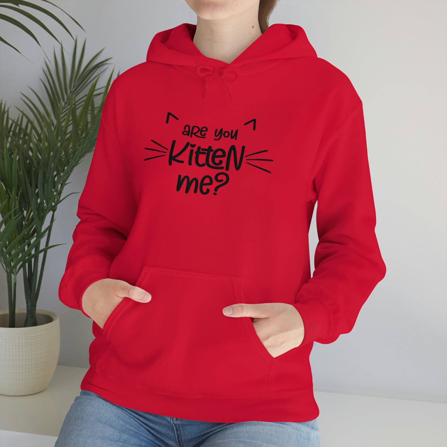 Are You Kitten Me - Unisex Heavy Blend™ Hooded Sweatshirt