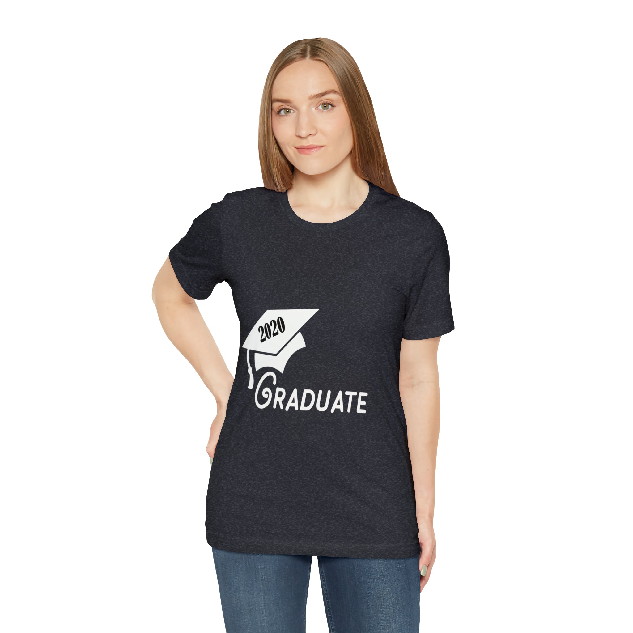 Graduate! Class Year Customizable- Unisex Jersey Short Sleeve Tee