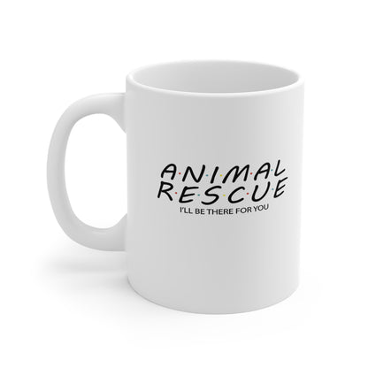 Animal Rescue - White Ceramic Mug 2 sizes Available