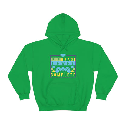 8th Grade Level Complete - Unisex Heavy Blend™ Hooded Sweatshirt