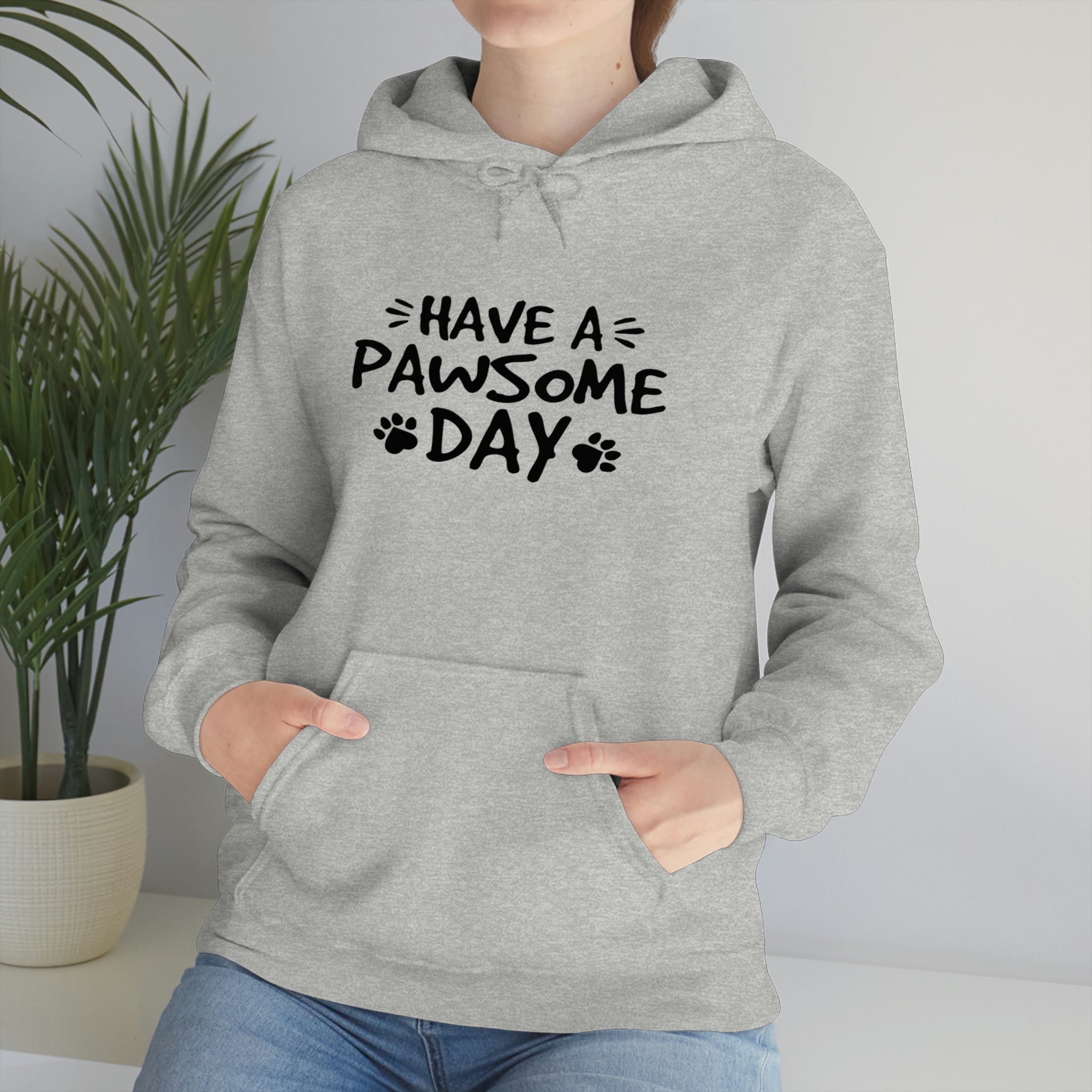 Have A Pawsome Day - Unisex Heavy Blend™ Hooded Sweatshirt