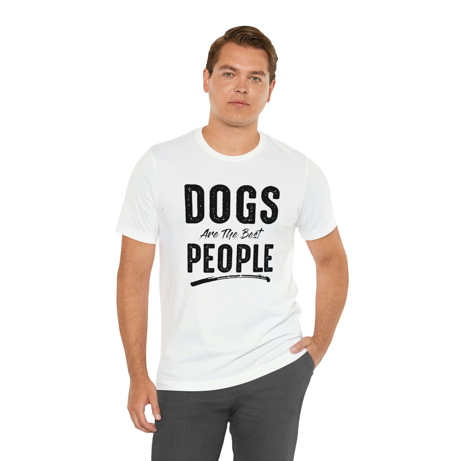 Dogs Are The Best People - Unisex Jersey Short Sleeve Tee