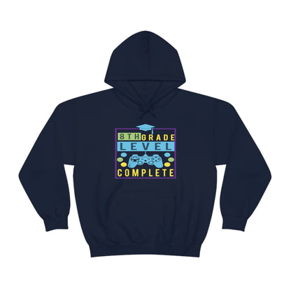 8th Grade Level Complete - Unisex Heavy Blend™ Hooded Sweatshirt