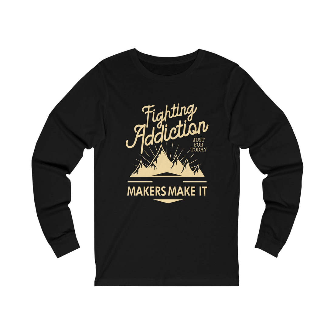 Fighting Addiction - Unisex Jersey Long Sleeve Tee