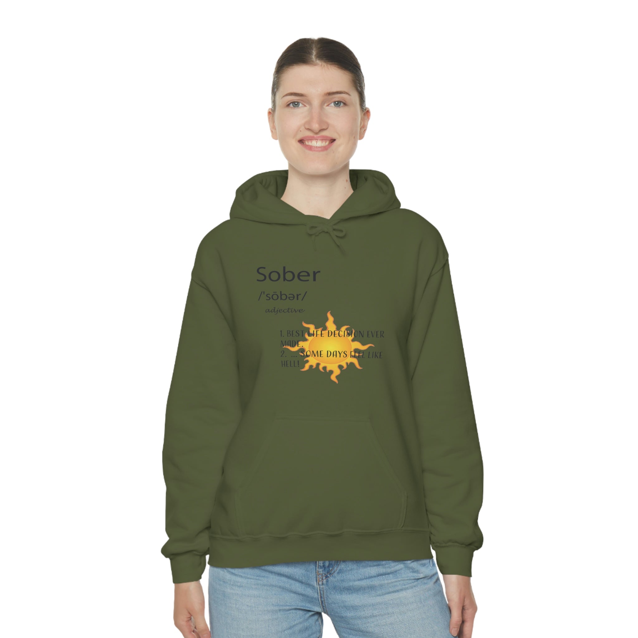 Sober - Unisex Heavy Blend™ Hooded Sweatshirt