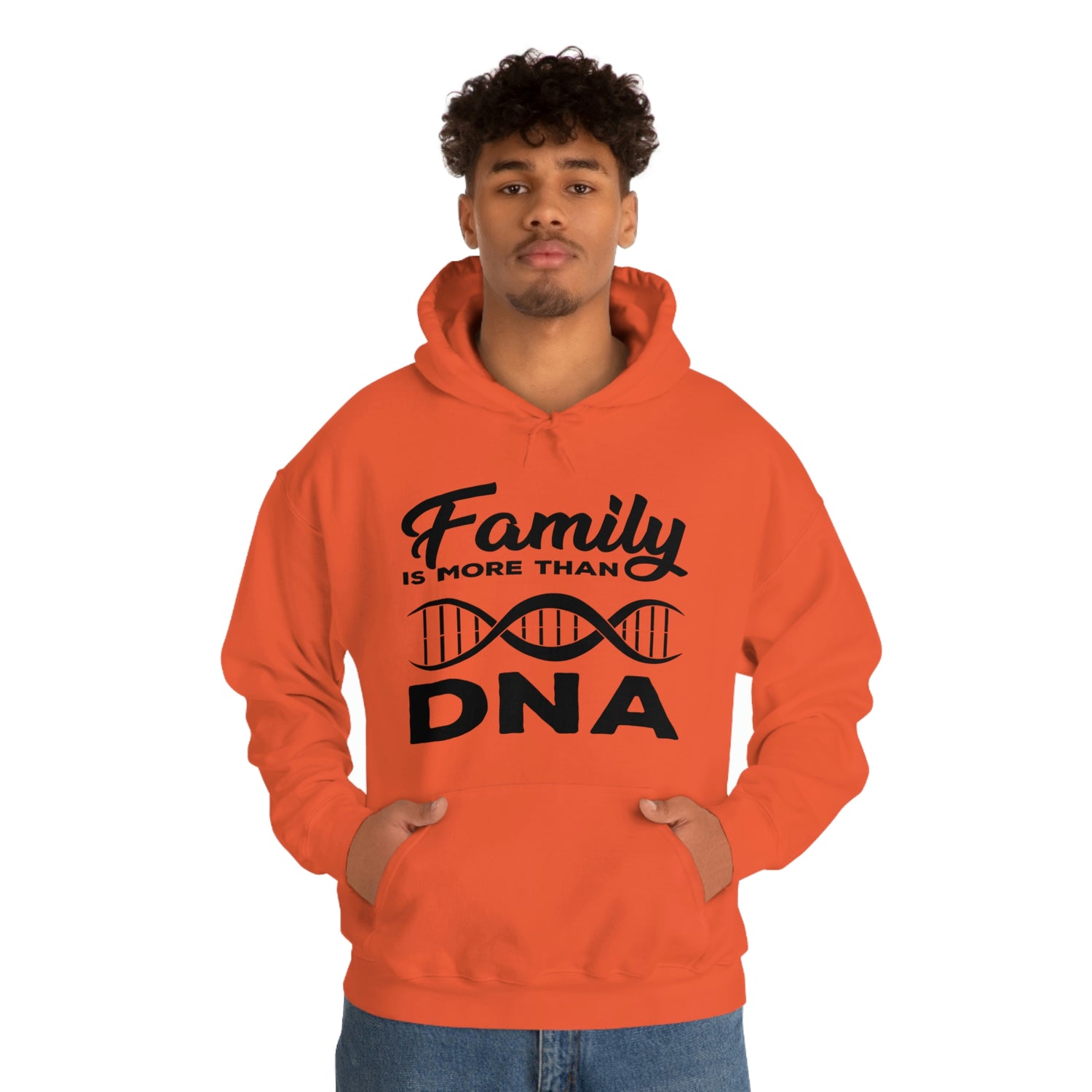 Family Is More Than DNA - Unisex Heavy Blend™ Hooded Sweatshirt