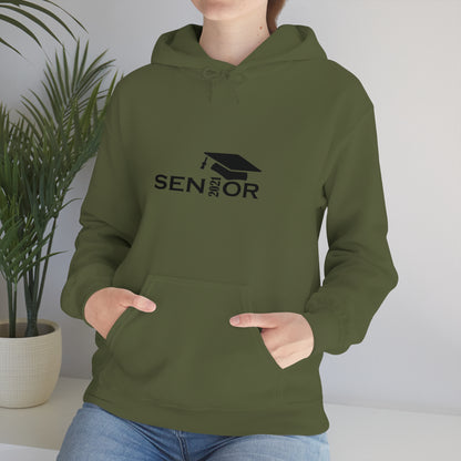 Senior Cap With Class Year Customizable - Unisex Heavy Blend™ Hooded Sweatshirt