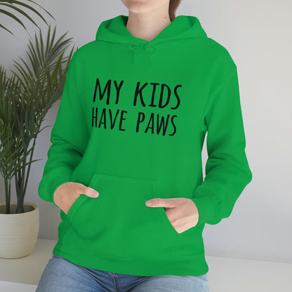 My Kids Have Paws - Unisex Heavy Blend™ Hooded Sweatshirt