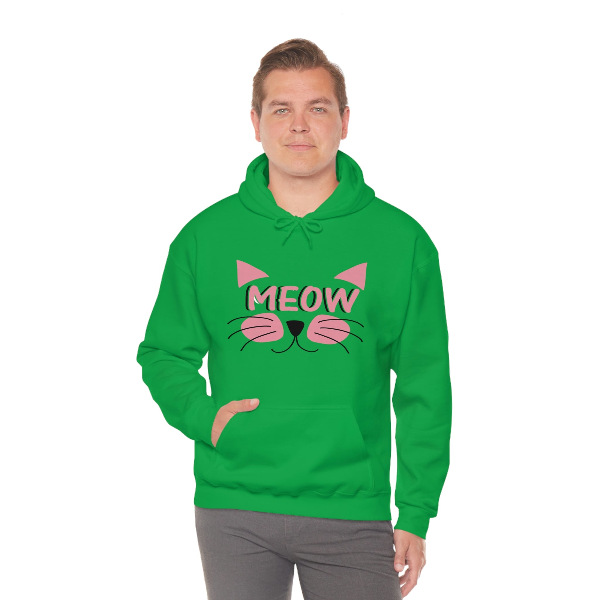 Meow - Unisex Heavy Blend™ Hooded Sweatshirt