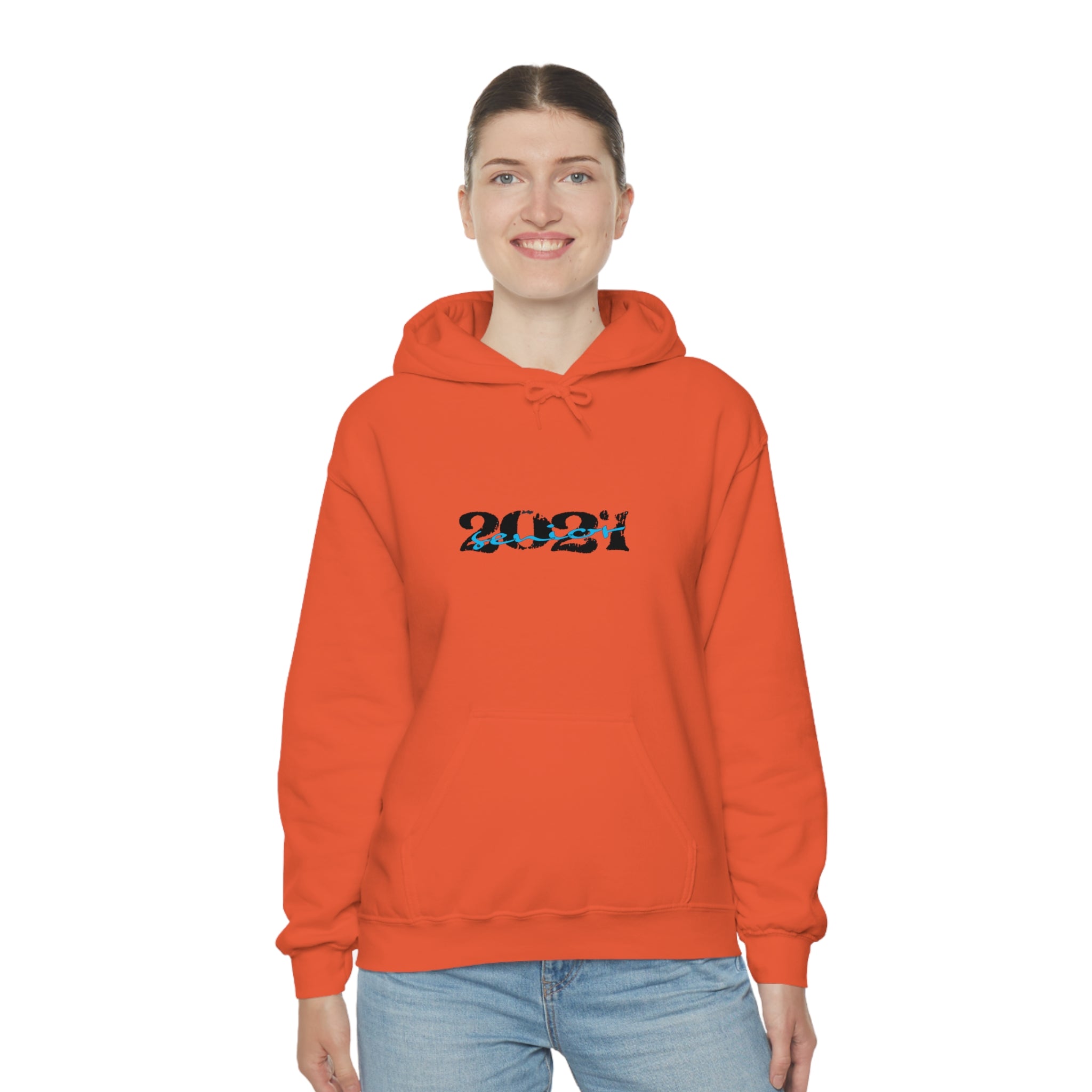 Senior With Class Year Customizable - Unisex Heavy Blend™ Hooded Sweatshirt