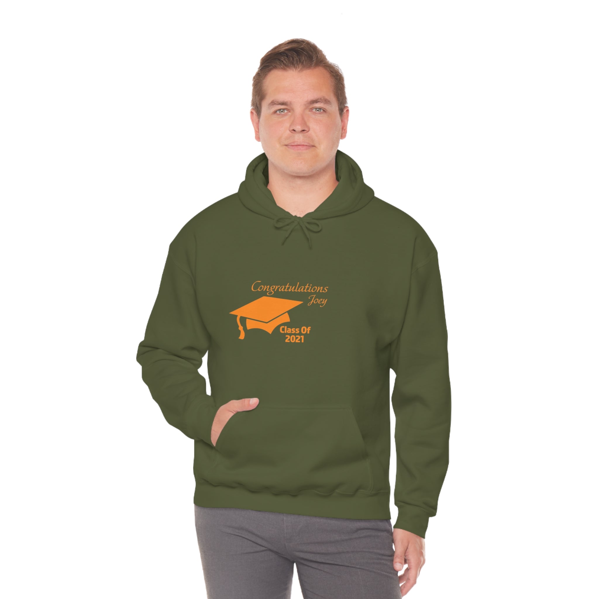 Congratulations With Year &amp; Name Customizable - Unisex Heavy Blend™ Hooded Sweatshirt