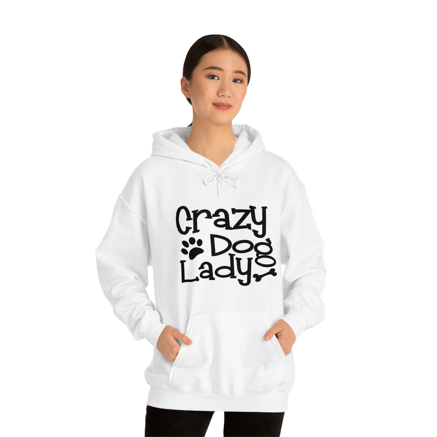 Crazy Dog Lady - Unisex Heavy Blend™ Hooded Sweatshirt