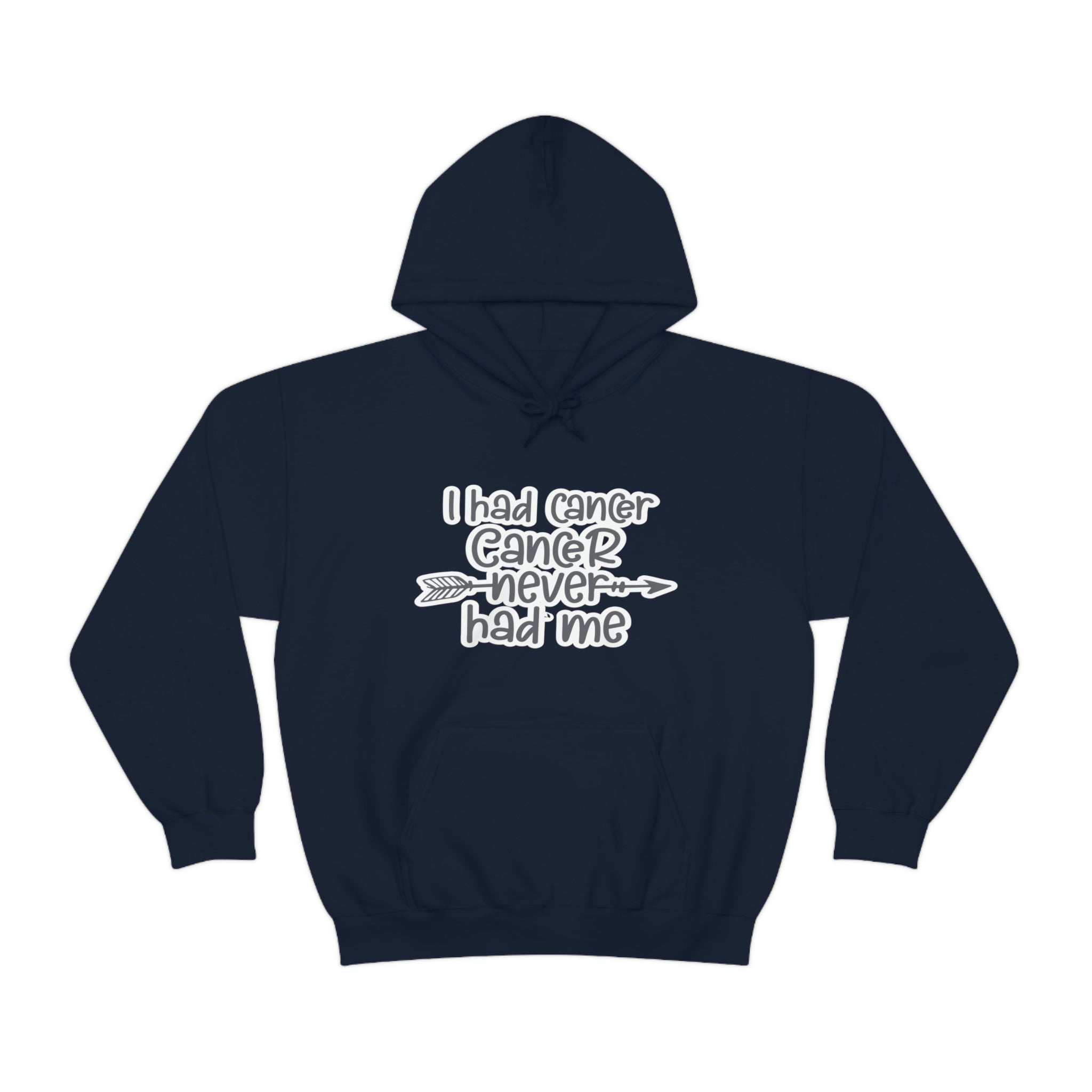 I Had Cancer Cancer Never Had Me  - Unisex Heavy Blend™ Hooded Sweatshirt